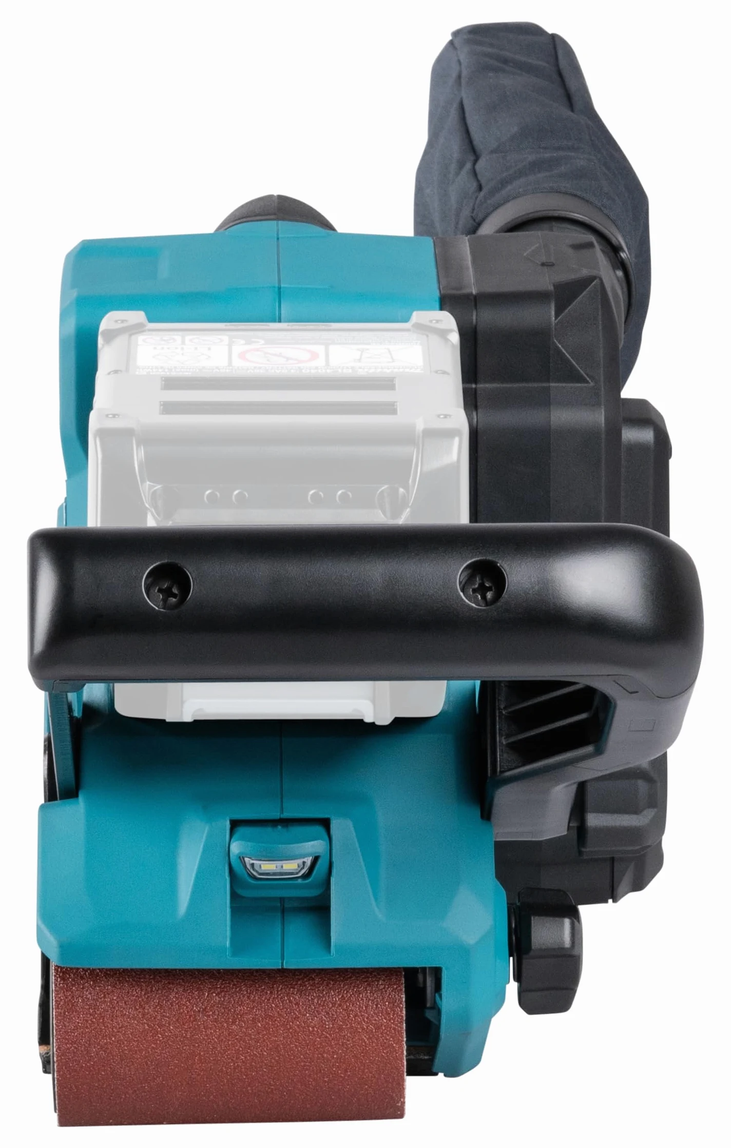 Makita BS001GZ - Smerigliatrice a nastro, 40 V max, larghezza di banda 76 mm, senza batteria e caricatore
