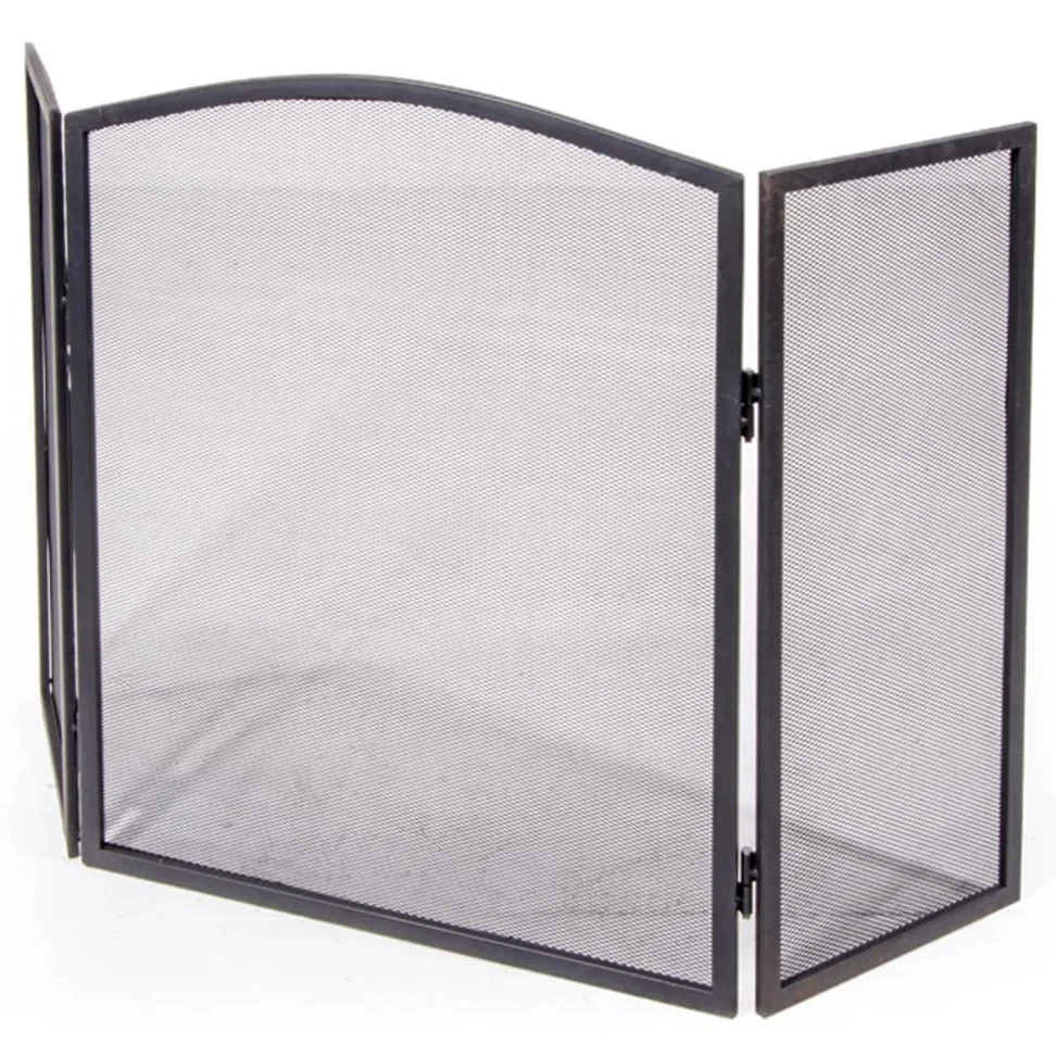 VERDELOOK | Parascintille in Metallo Verniciato,60X90 cm, Parascintille Camino