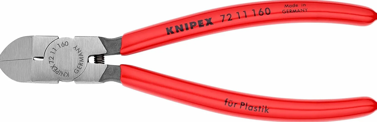 KNIPEX Tronchesi per resina sintetica rivestiti in resina sintetica 160 mm, 72 11 160