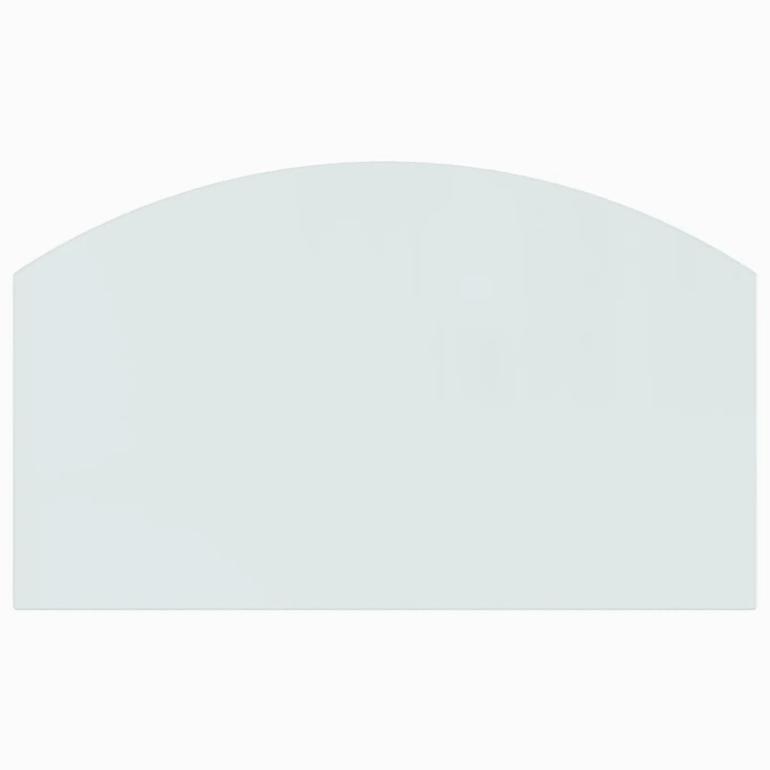 Rantry Piastra in vetro per caminetto, 100 x 60 cm, protezione per pavimenti in parquet e laminato, base per stufa resistente alle alte temperature, copertura per pavimento in vetro temperato