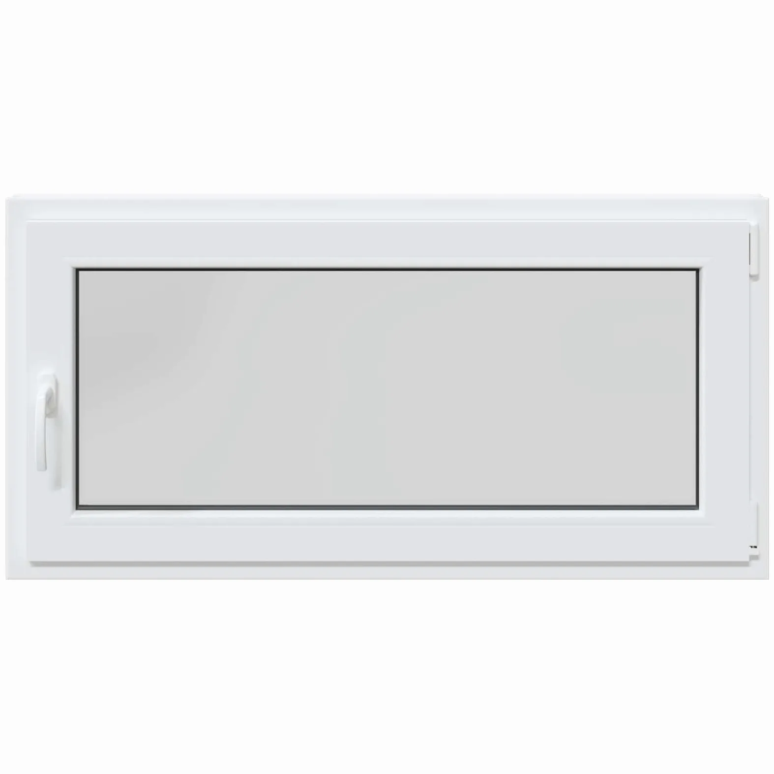 vidaXL Finestra per Soffitta RISOR 120 x 60 cm PVC e Vetro Bianco, Solaio, Isolamento Termico Moderno, Finestre Energy Efficient, Fissaggi in Vetro PVC Silenziati