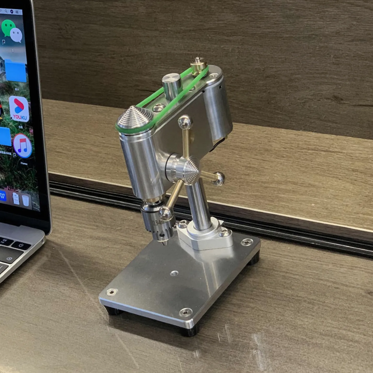 Mini Trapano a Colonna Da Banco, Trapano Da Banco per Orologi Di Precisione, Velocità Regolabile, Trapano, Attrezzatura per La Riparazione Di Orologi, Struttura per Trapano Da Banco Di Livello Industr