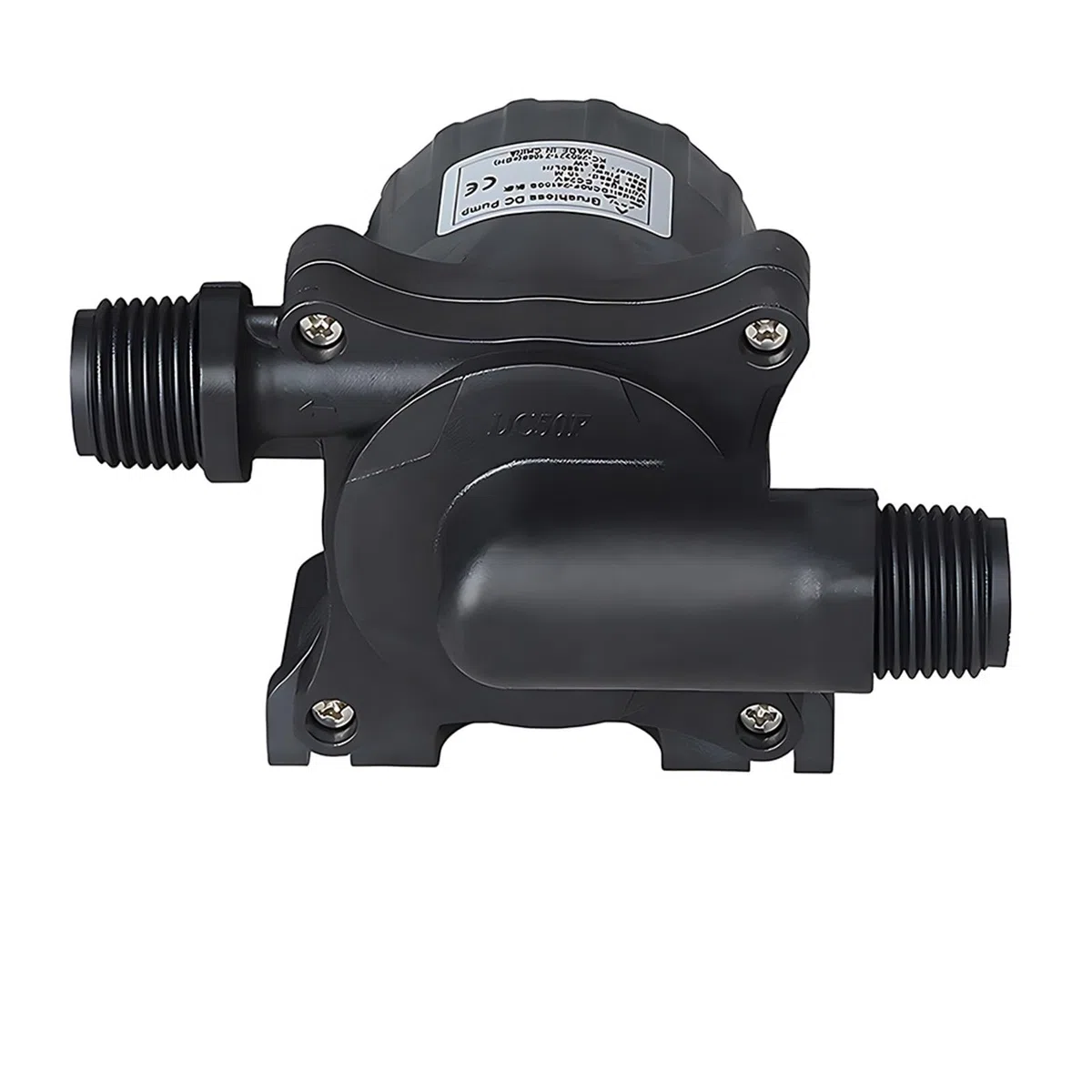 Pompa dell'acqua sommergibile silenziosa con motore brushless DC12/24V Piccola pompa booster portatile per irrigazione con adattatore IP68 (EU_24150AEU ADAPTER)