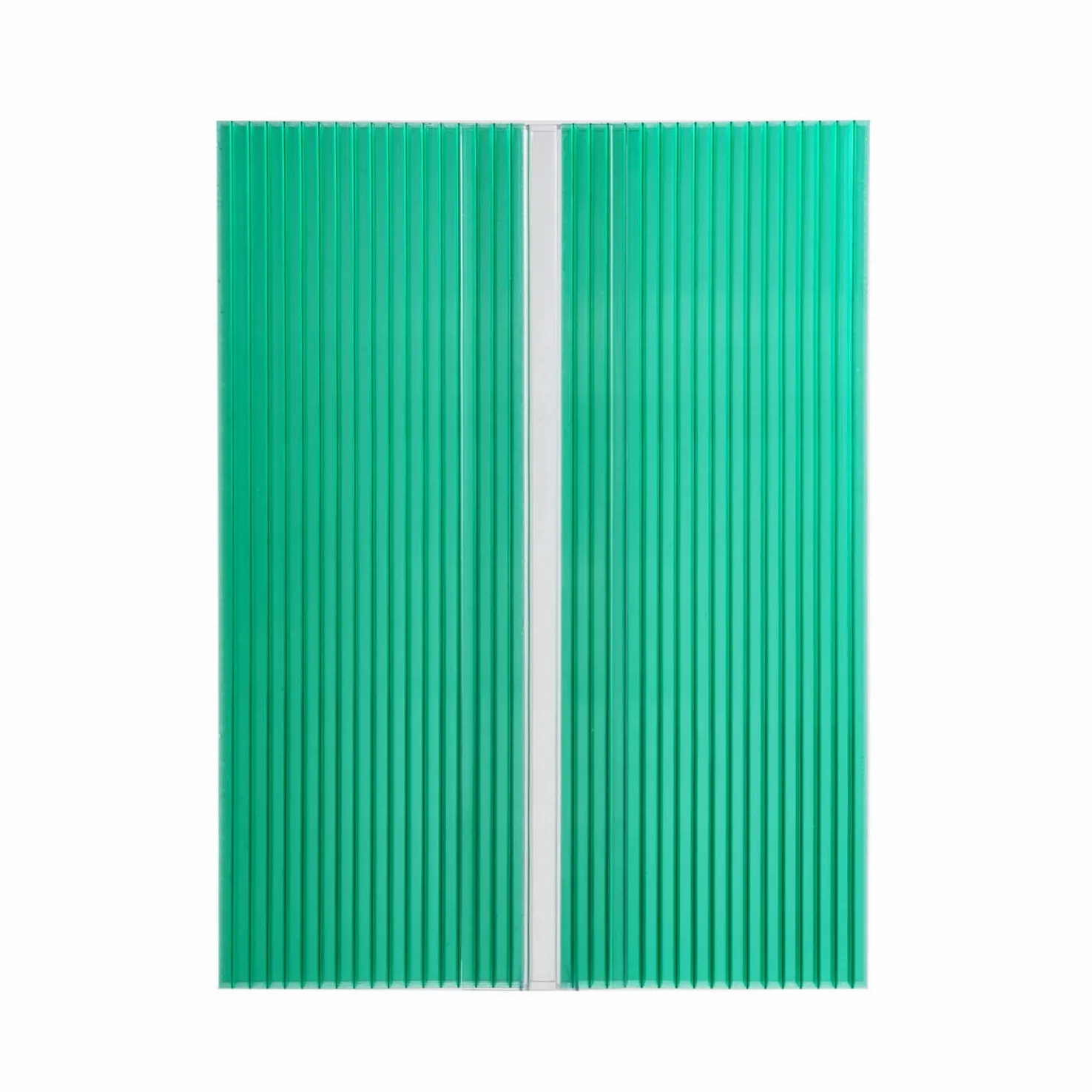 Lastra Policarbonato Alveolare EXOLON 3000x1050mm Spessore 10mm 4 Pareti VERDE