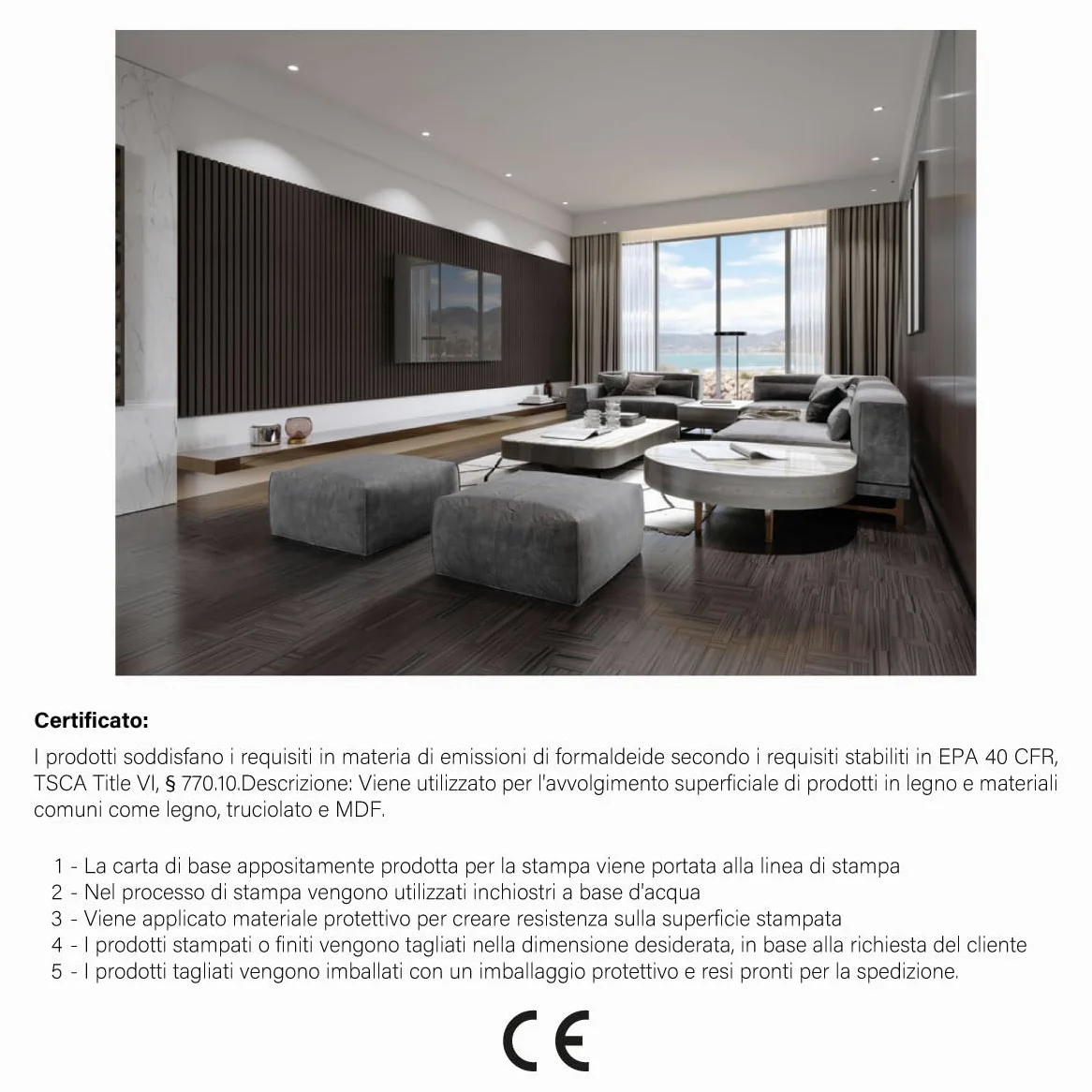 Pannelli Decorativi Acustici per Pareti, Pannelli Murali Design Effetto Legno, Pannelli Fonoassorbenti per Soffitto cm 60 x 275 (1,65 mq) (Faggio)