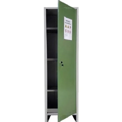 ARMADIO FITOFARMACI 1 ANTA Cm 50x40x179H OMOLOGATO DEPOSITO STOCCAGGIO SICUREZZA