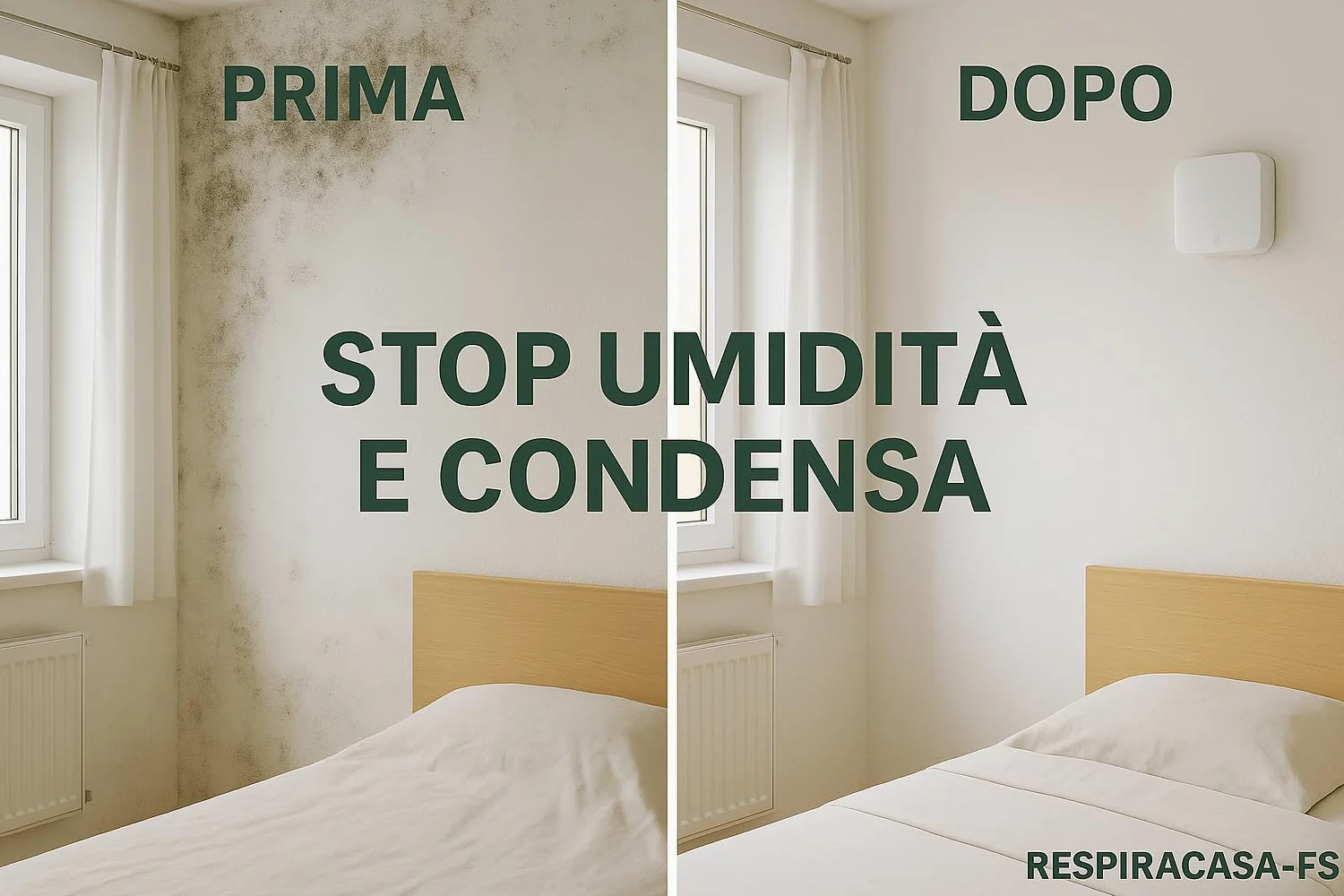 VMC Originale per Eliminare Umidità e Condensa | Ventilazione Meccanica Controllata Silenziosa | Azienda Italiana | Servizio Clienti Top