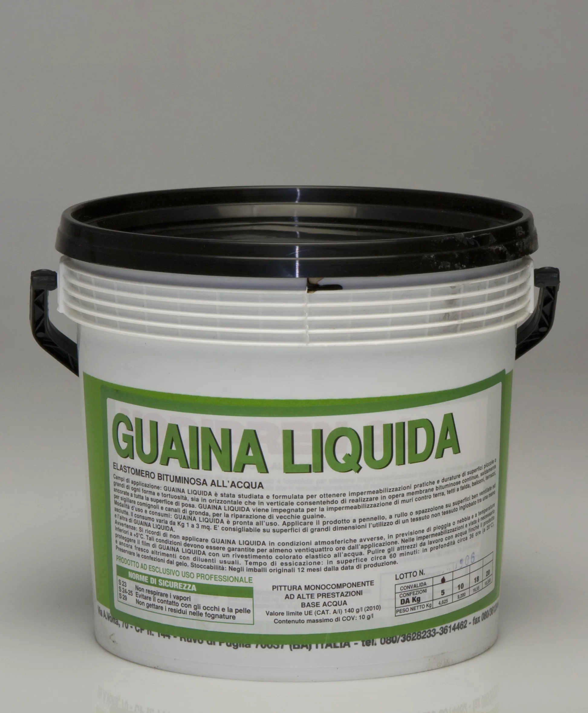 GUAINA LIQUIDA RESINOSA BIANCA KG. 5