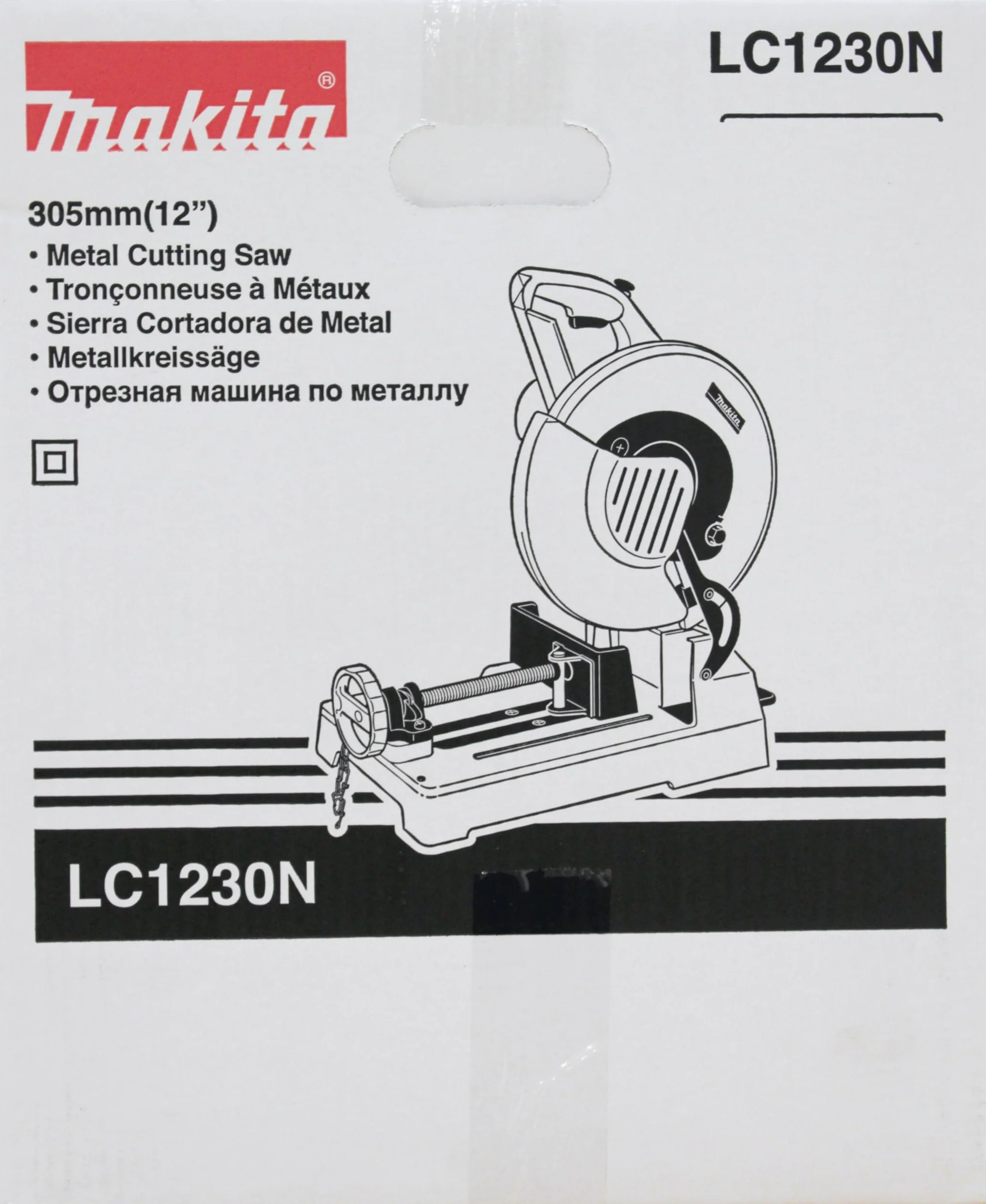 Makita LC1230N 1 TRONCATRICE per Metalli A Disco al WIDIA 305mm 1750W, 1750 W, 220 V