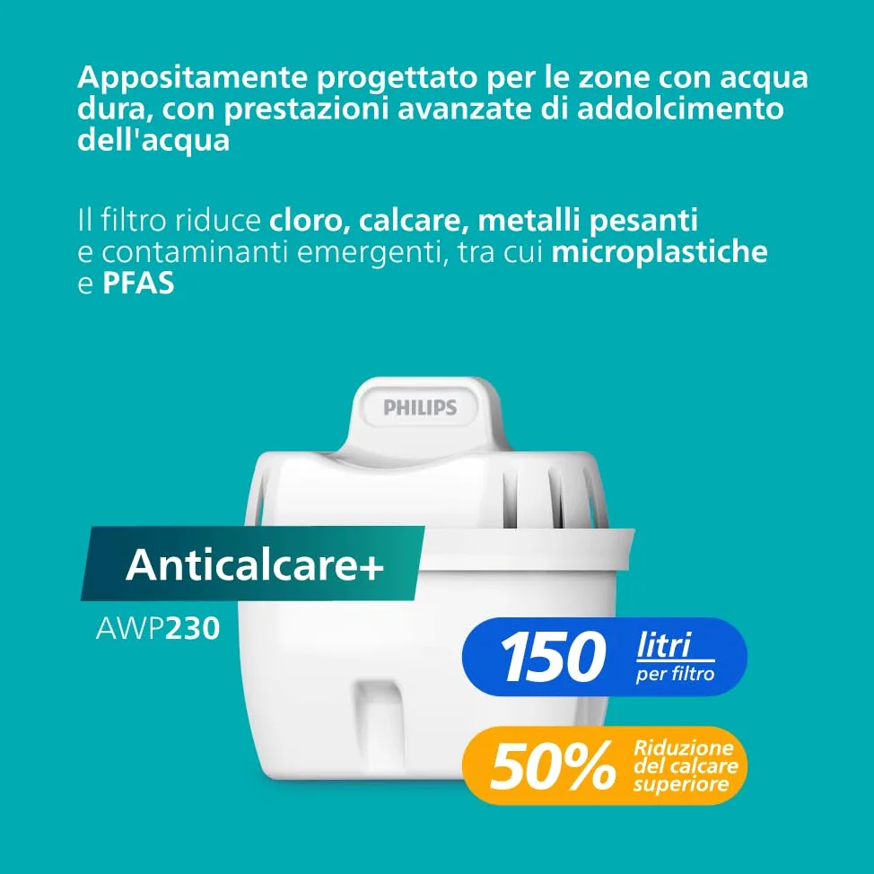 Philips 3500 Series Erogatore di Acqua Calda e Fredda con Filtrazione Taste+, Acqua Filtrata Calda e Fredda in Pochi Secondi, Protezione Antibatterica UV-C, Nessuna Installazione Necessaria