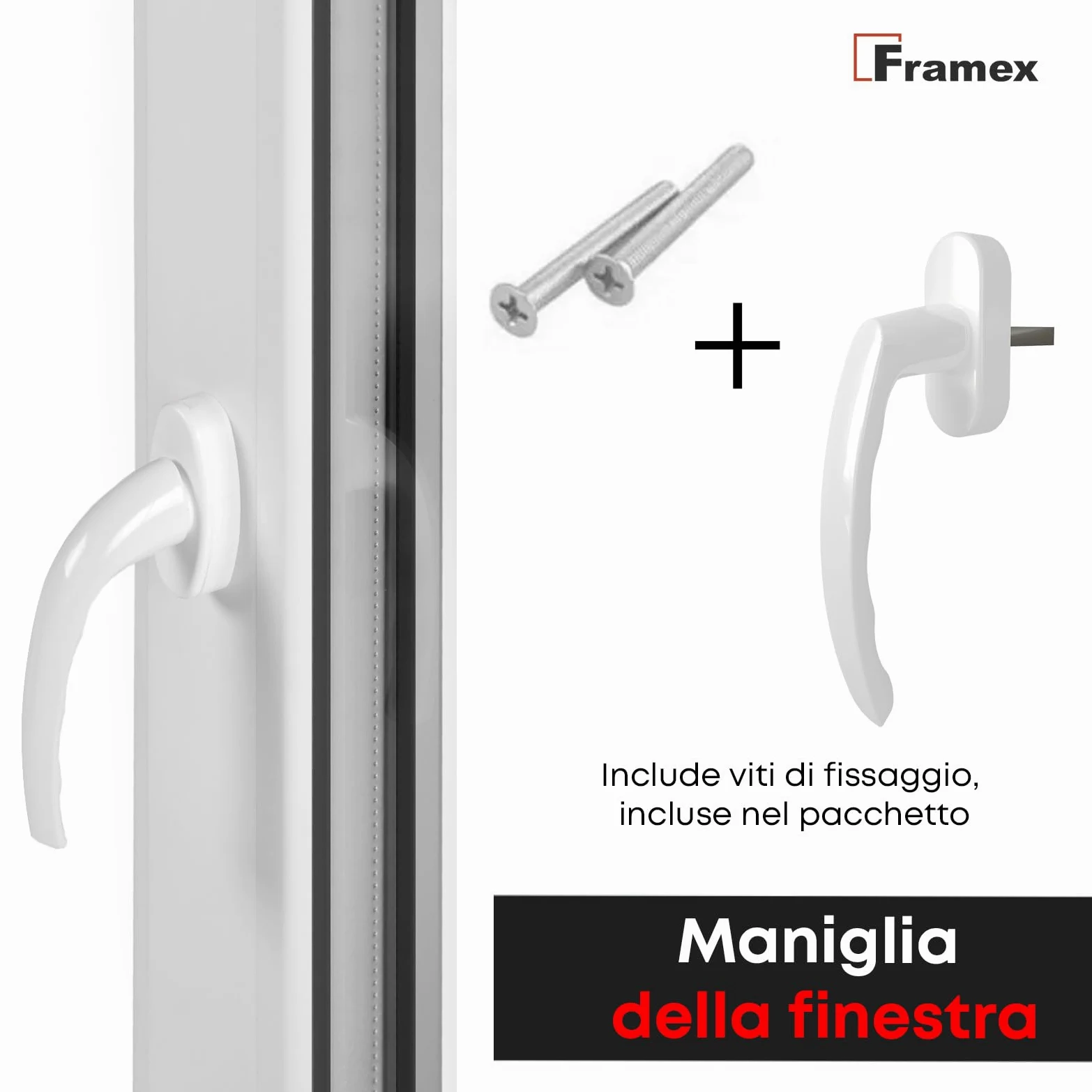 Finestra per Cantina, Piccola Finestra, Bianca, Larghezza x Altezza: 50 x 50 cm (500 x 500 mm), Triplo Vetri (32 mm), Anta-Ribalta, Girevole DIN Destra – Premium