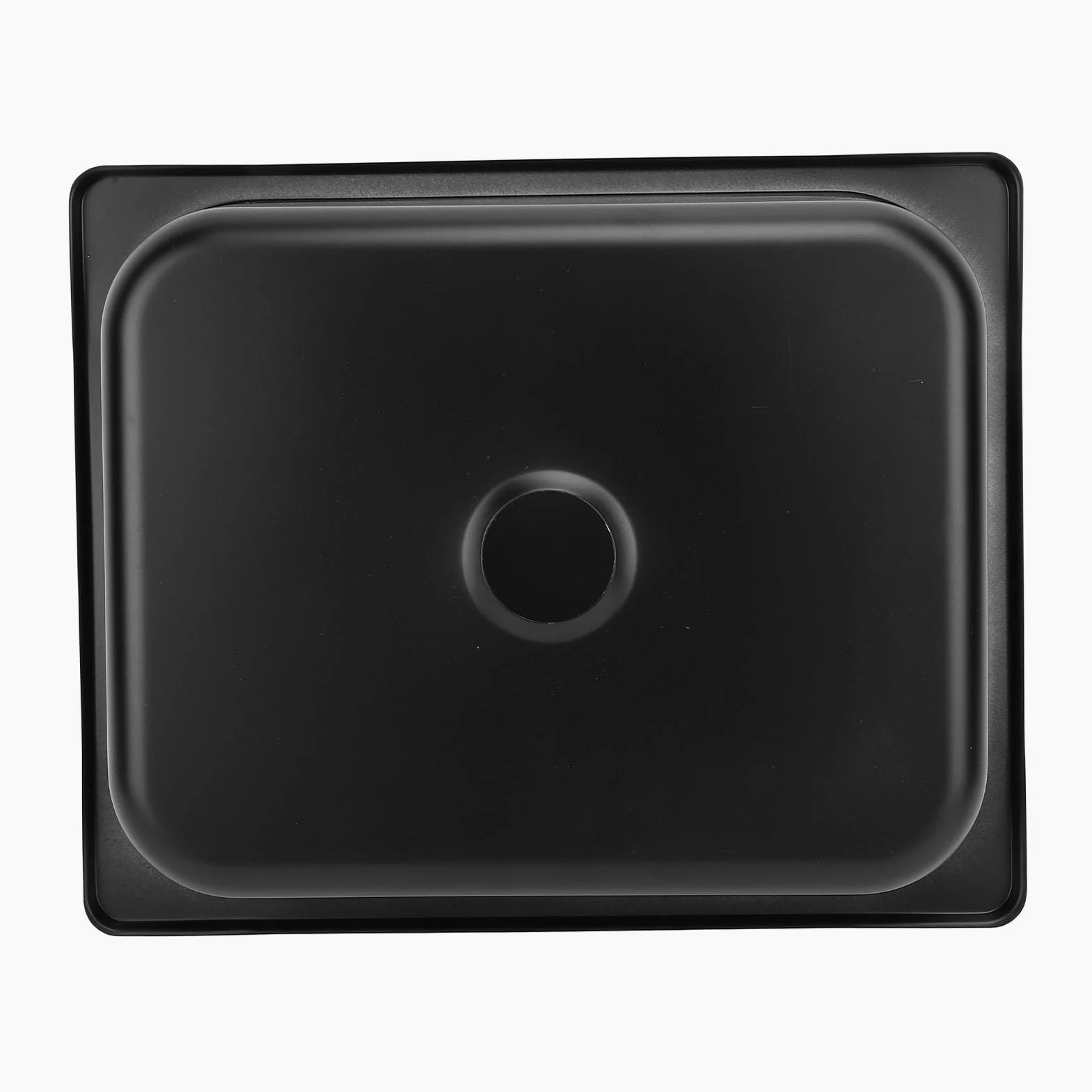 325 x 265 x 65 mm lavello per 304 in acciaio inossibile drenaggio efficiente cucina quadrata lavandino bagno con uscita 40 mm per barca per per roulotte (Spruzzando nero di plastica)