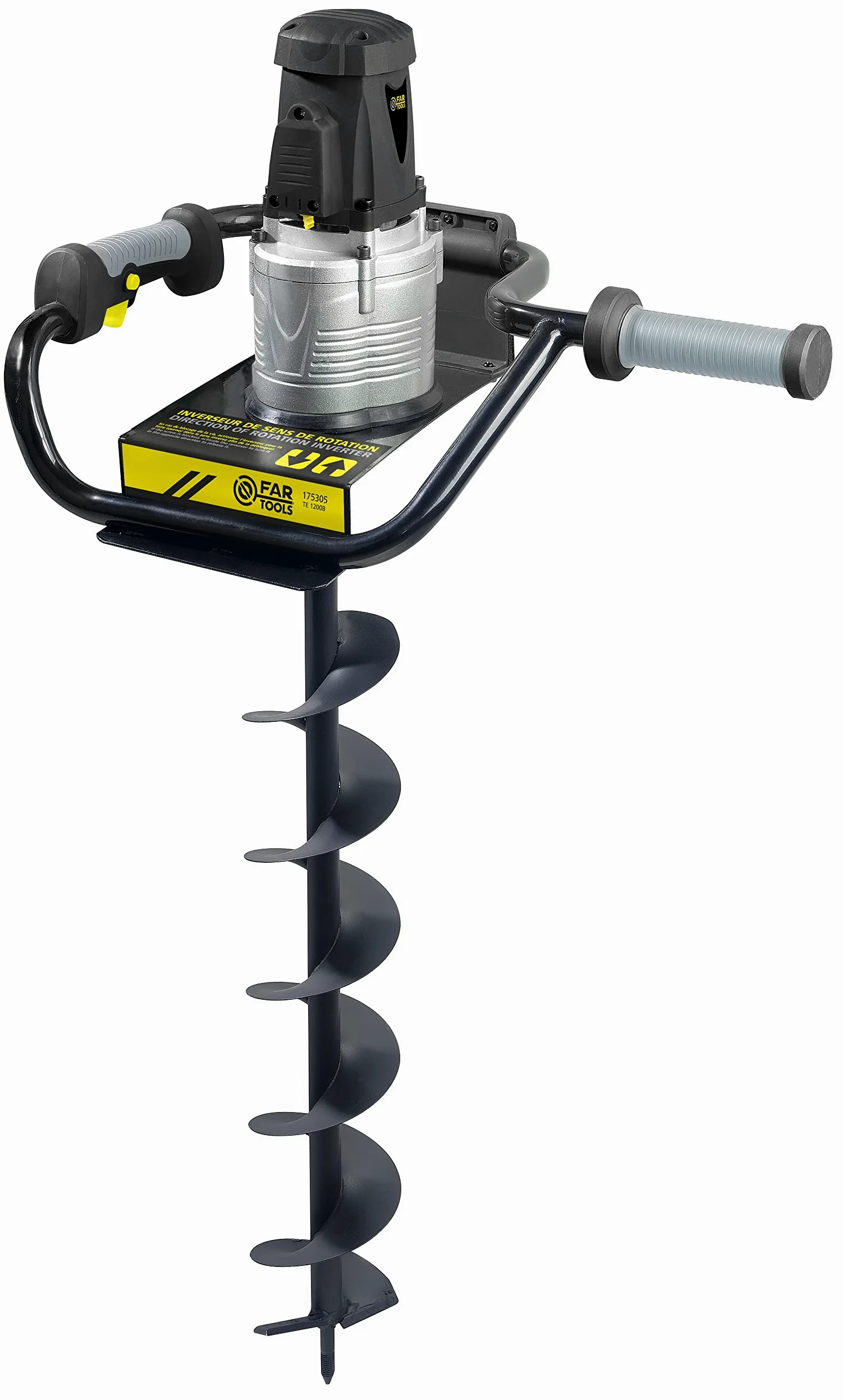 Fartools 175305 - Trivella elettrica, 1200 W, diametro: 120 mm