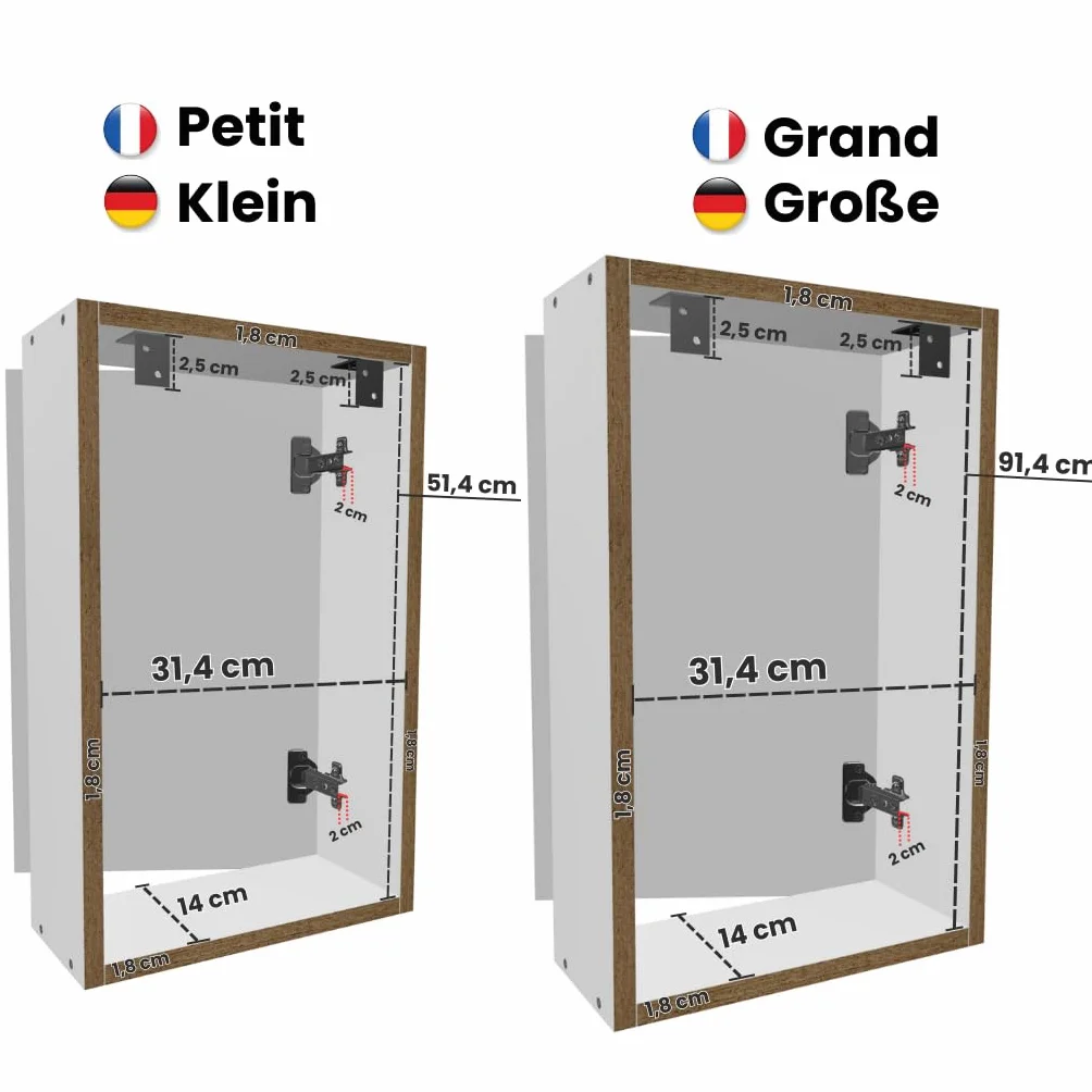 Copertura per quadro elettrico, scatola elettrica, copertura per contatore elettrico, scatola di rivestimento per quadro elettrico (Grande, Legno + Serratura (2 chiavi))