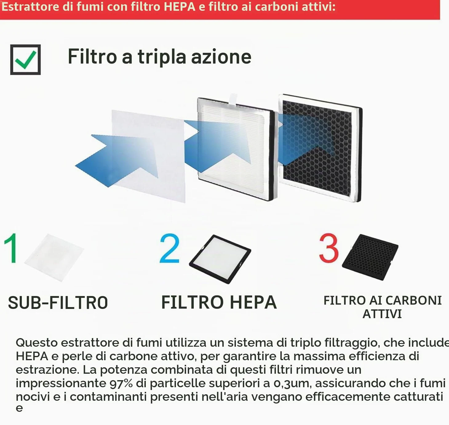 AOYUE 8486 Solder Fume Extractor Saldatura rimozione fumo progettato per prestazioni ottimali in Benchtop