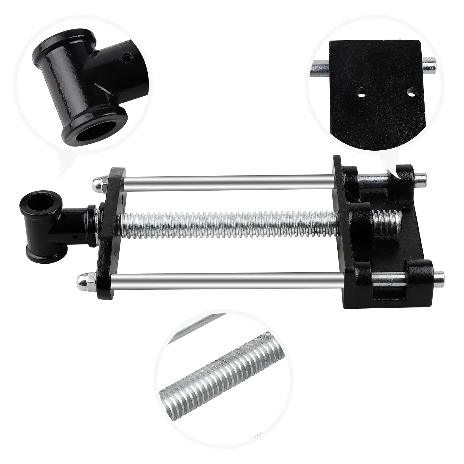 CPROSP Morsa da Banco Falegname 10.5'' Resistente per Legno, Morsa Legno Falegname per Falegnameria Carpenteria in Acciaio Robusto Accessori Industriali