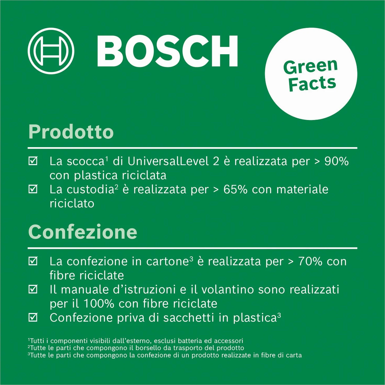 Bosch livella laser multifunzione UniversalLevel 2 (linee laser a croce incl. punti a piombo integrati per un allineamento preciso e un facile trasferimento dell'applicazione, in cartone)