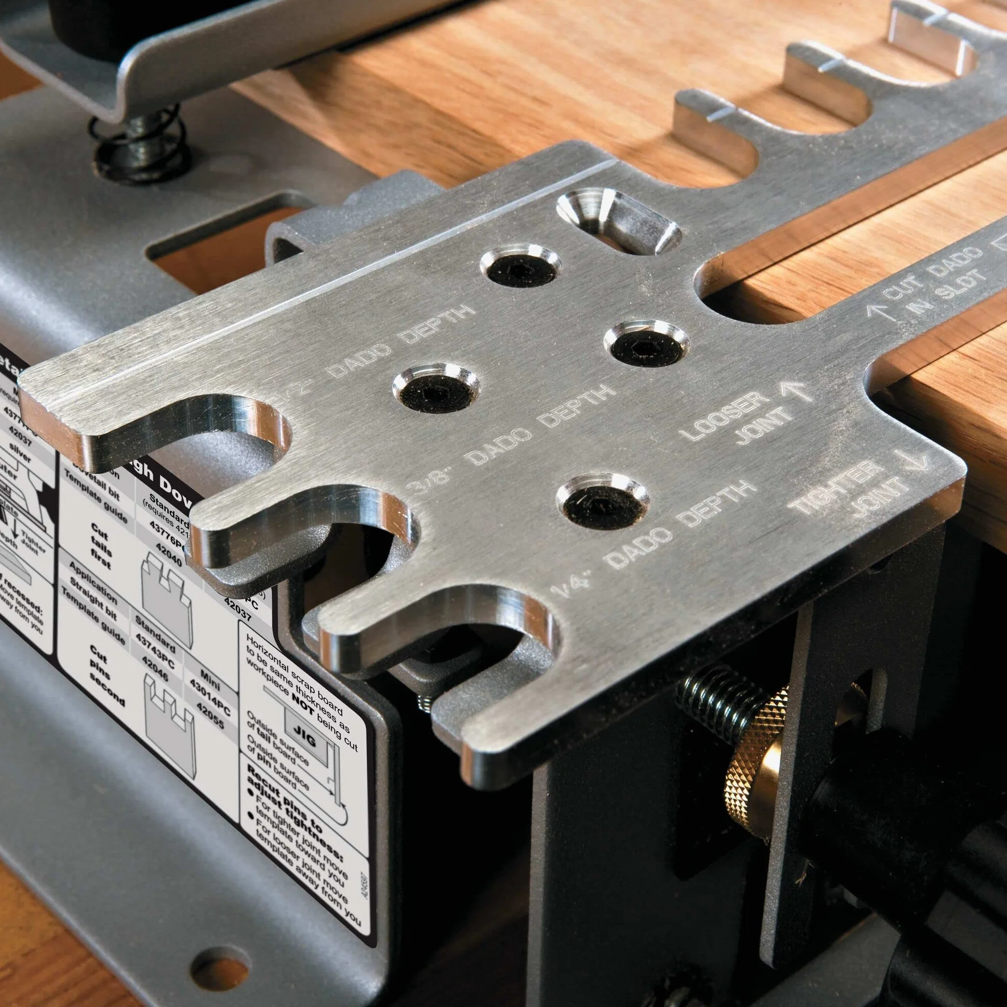 PORTER-CABLE 4216 Super Jig - giunto a coda di rondine (4215 con mini kit), 4216