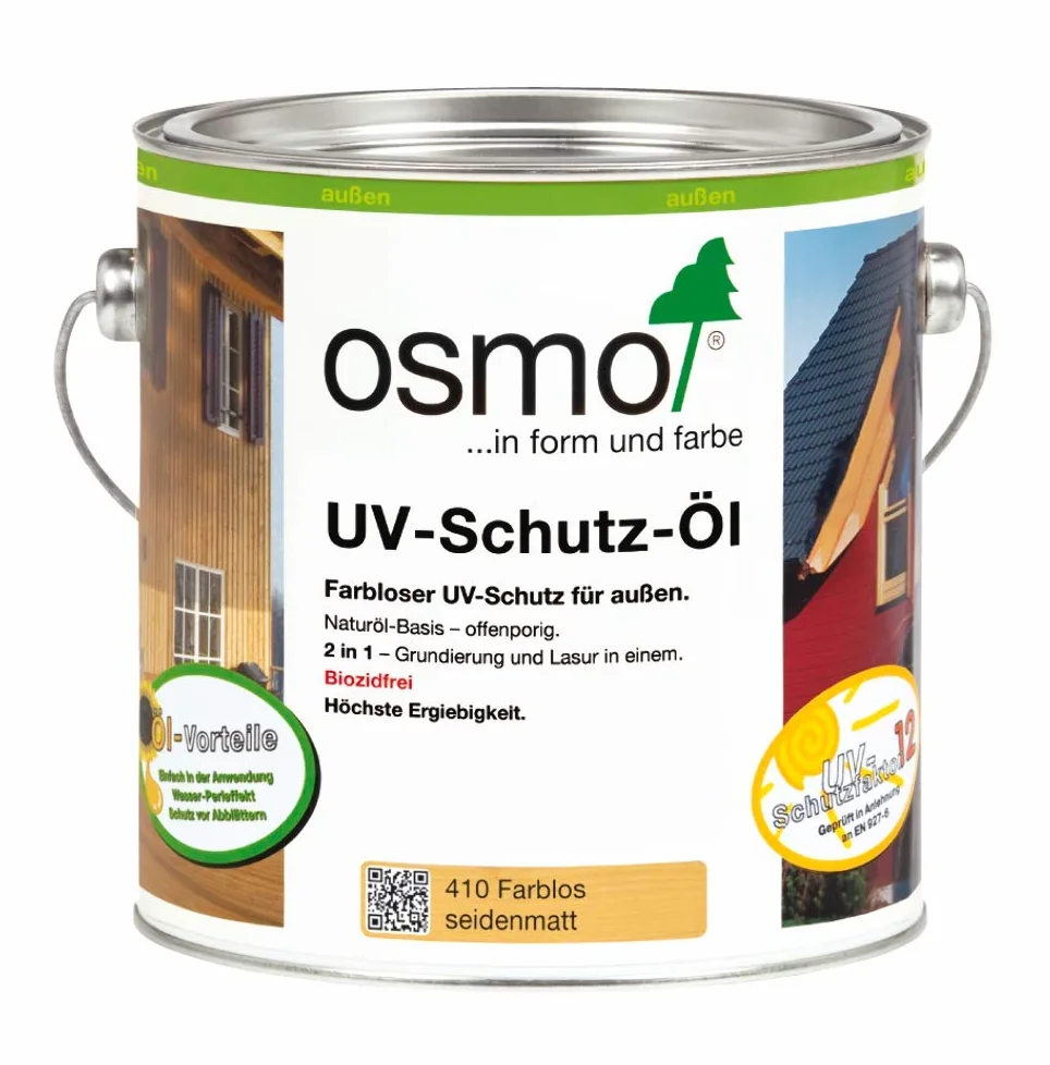 Osmo Protezione UV 2,5 litri trasparente (410) satinato (spazzola da 2,5 cm)