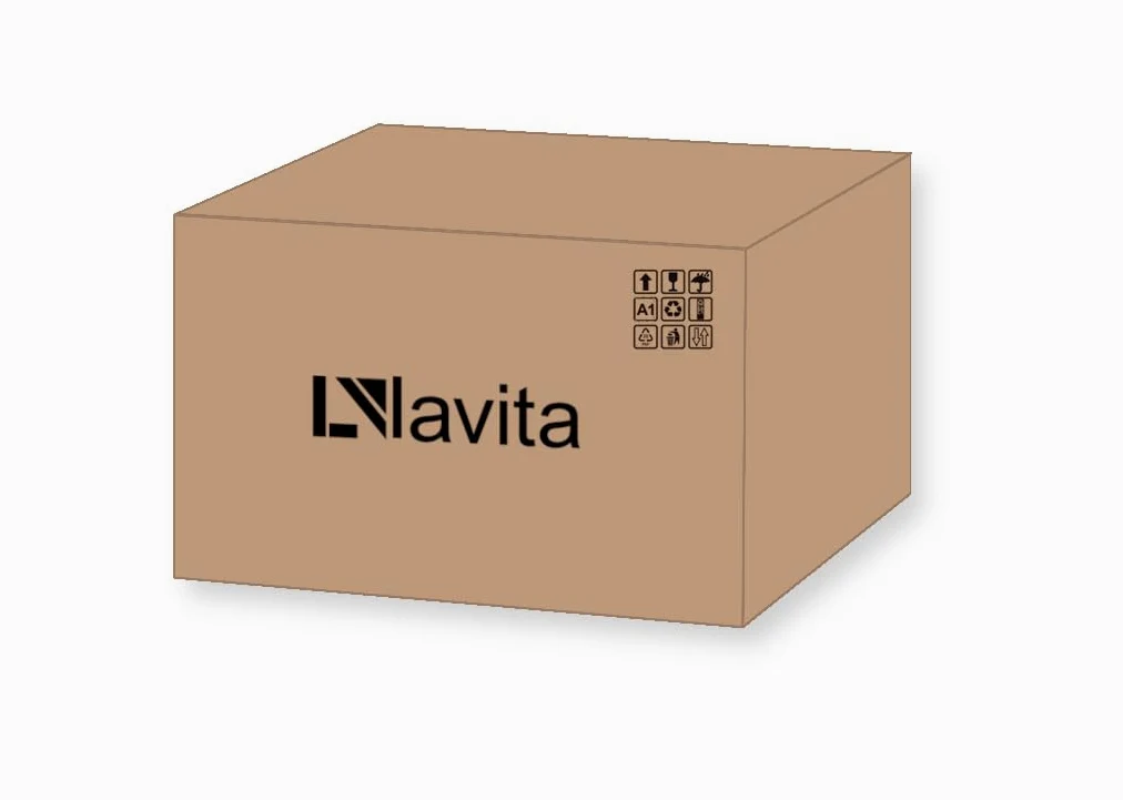 LAVITA WC a pavimento monopezzo con cassetta di risciacquo incorporata, coperchio WC con abbassamento automatico in ceramica, senza bordi