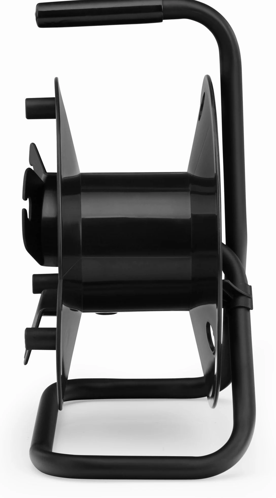 Pronomic KT-100 Bobina Porta Cavi Vuota - Avvolgitore versatile per cavi, fili, catene, corde, tubi ecc. - 11 cm diametro interno, 27 cm diametro esterno, 10 cm larghezza - Nero