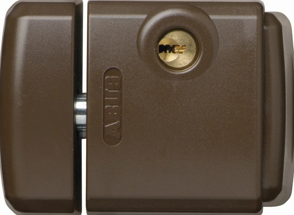 Abus Fts3003 Al0145 Serratura con Blocco, Blocco per Finestre con Apertura Verso L'Interno, Chiusura con Chiave, Livello di Sicurezza: 5, 31736, Marrone
