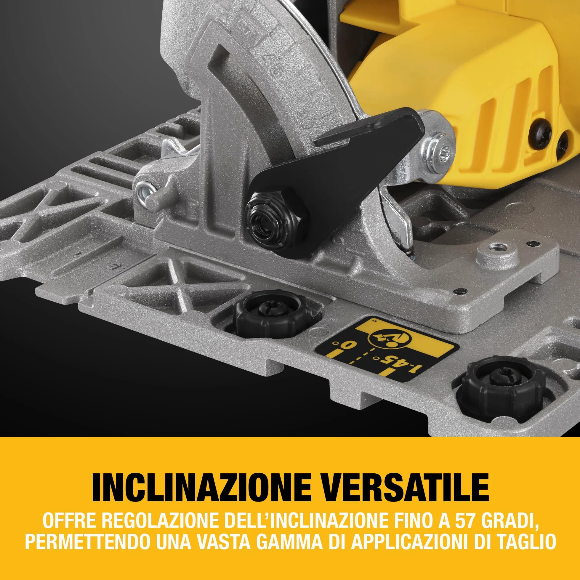 DEWALT Sega Circolare 18V motore BRUSHLESS, Solo corpo macchina, DCS572N-XJ