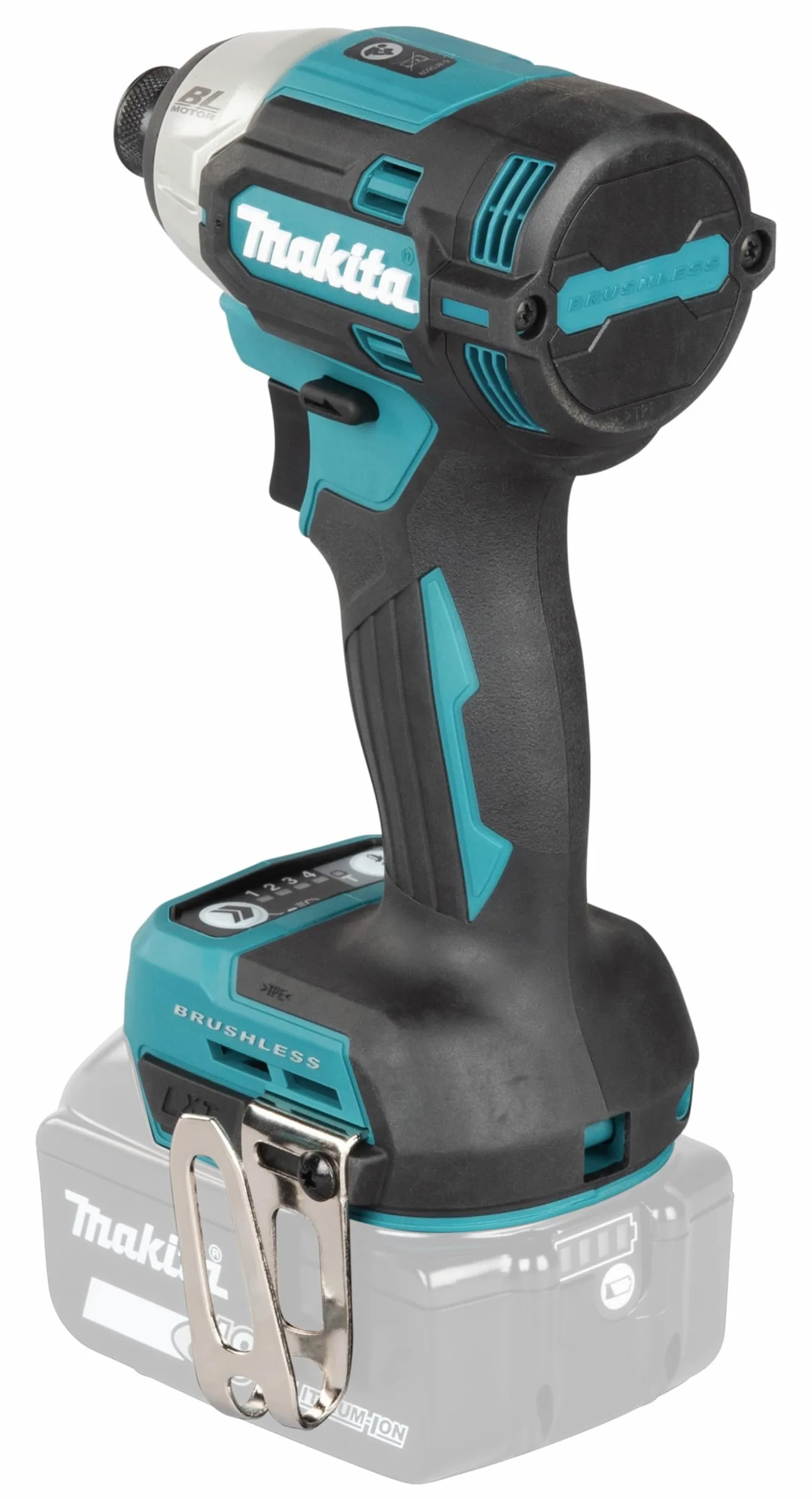 Makita Avvitatore a percussione a batteria DTD201Z, 18 V (senza batteria, senza caricatore)