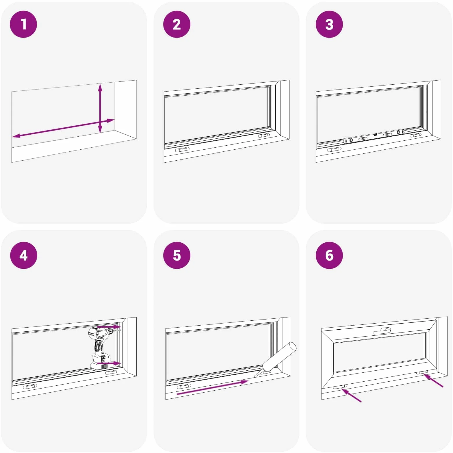 vidaXL Finestra per seminterrato RISOR 100 x 40 cm PVC e Vetro Bianco, Design Moderno per Seminterrato, Installazione di finestra rettangolare, finestre in PVC durevoli per luce e ventilazione