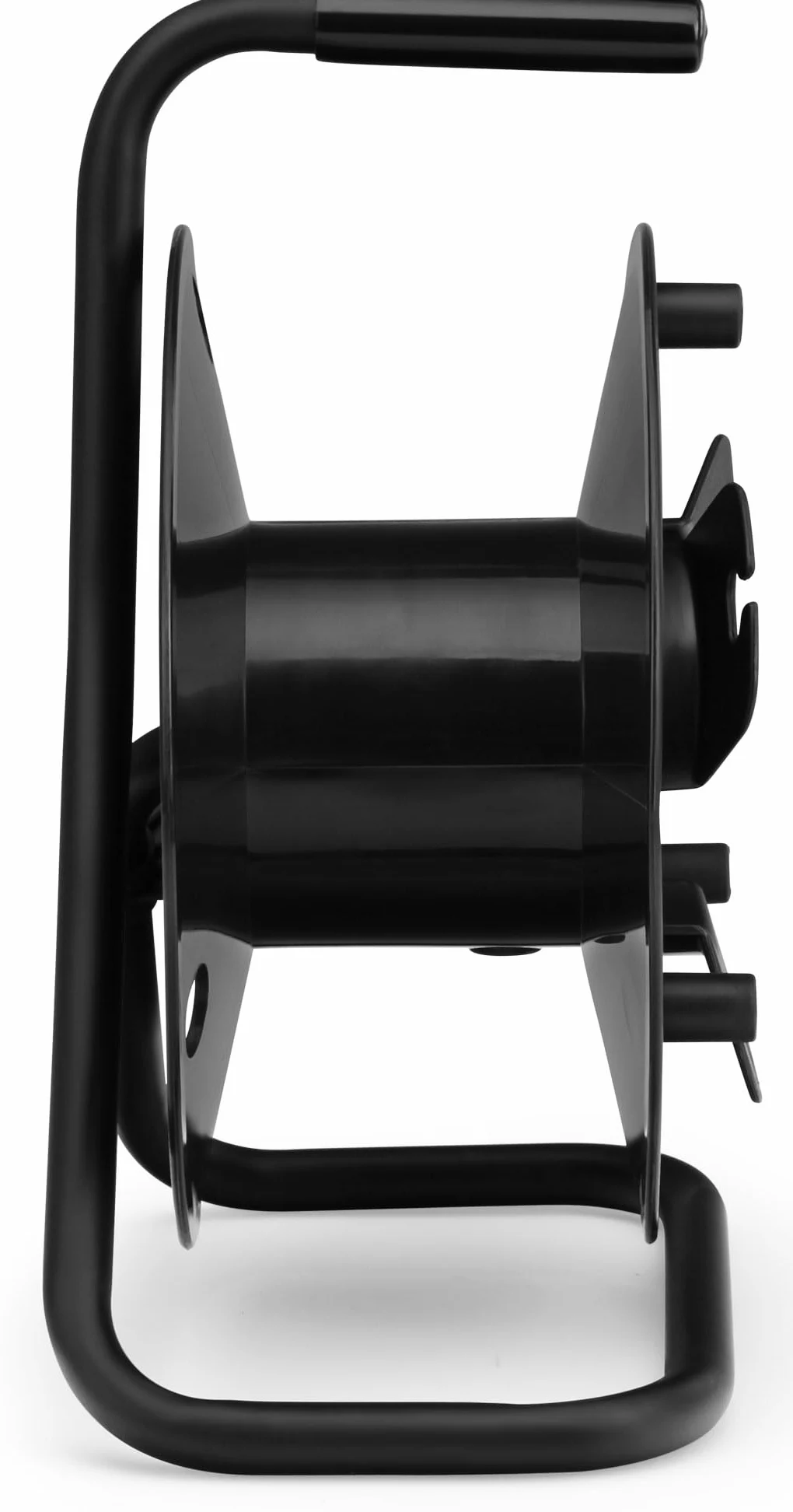 Pronomic KT-100 Bobina Porta Cavi Vuota - Avvolgitore versatile per cavi, fili, catene, corde, tubi ecc. - 11 cm diametro interno, 27 cm diametro esterno, 10 cm larghezza - Nero