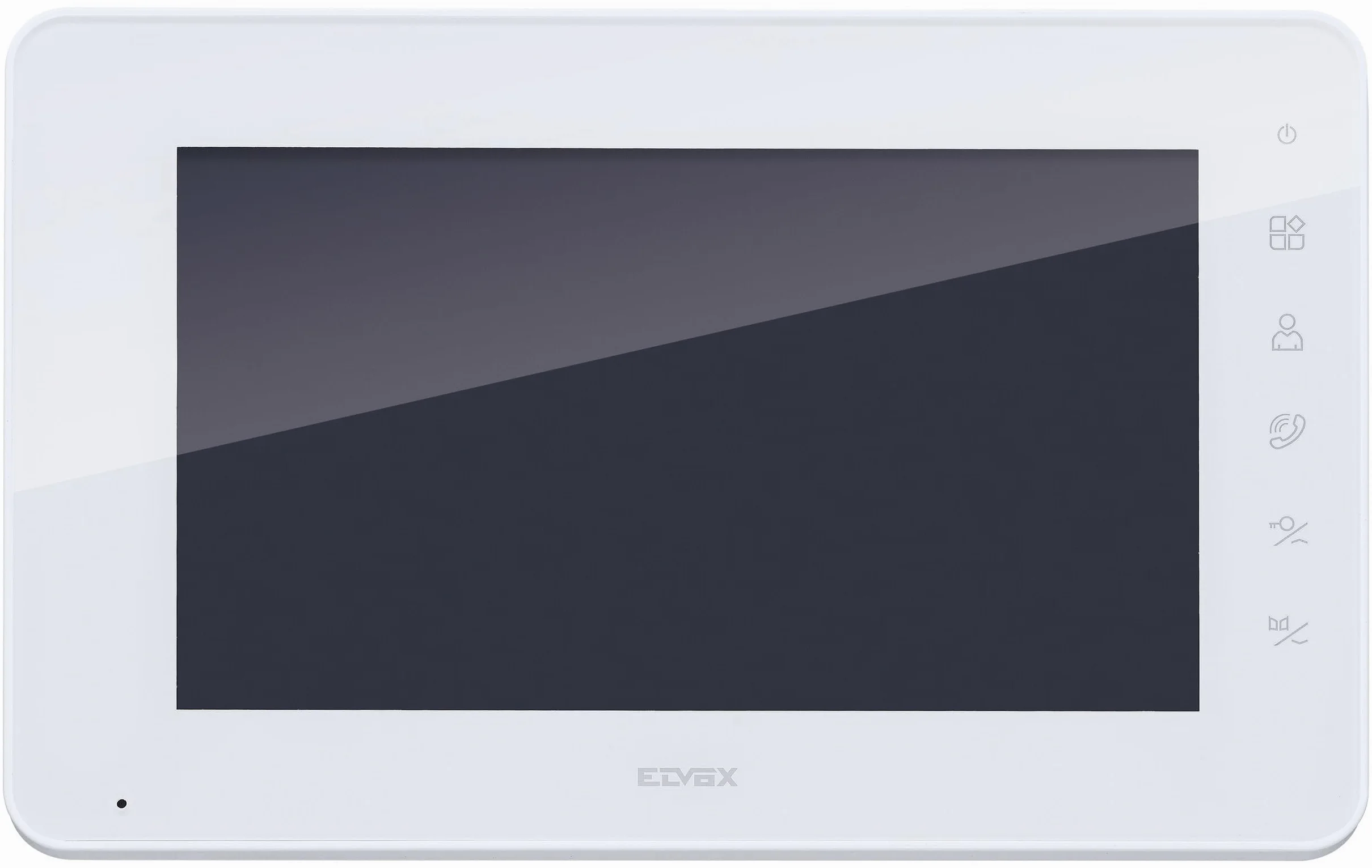 Vimar K42912 Monitor supplementare vivavoce a colori LCD 7" con tastiera capacitiva per kit videocitofono, 1 alimentatore con spine standard EU, UK, USA, AUS, staffe per fissaggio
