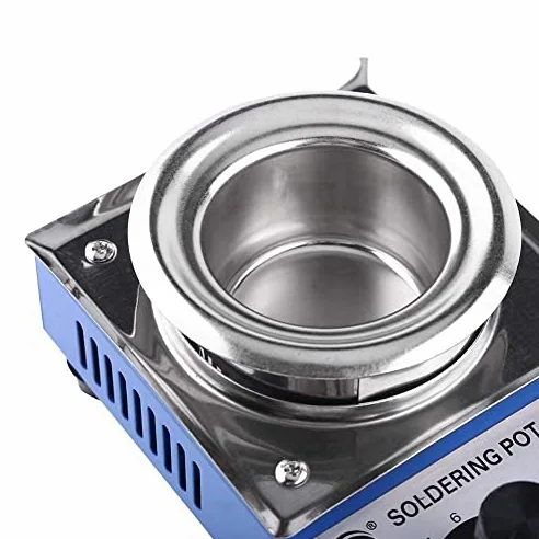 220 V 150 W Solder Pot Saldatura Dissaldante Bagno 50mm ST-21C 450 Gradi Max Tin Forno di fusione termoregolazione Saldatura Dissaldante Bagno