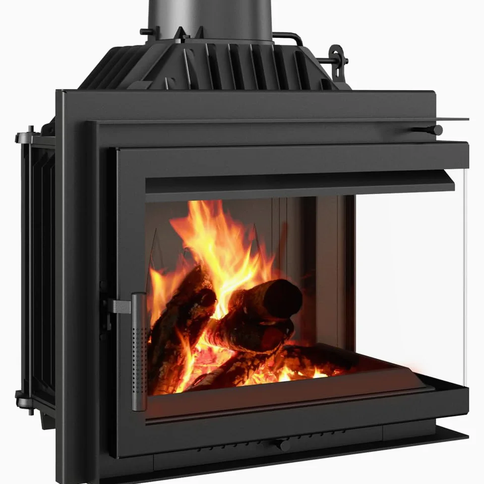 KRATKI SIMPLE a legna in ghisa 8kW Ø200mm - efficiente gamma di potenza & basse emissioni BImSchV 2 - aminetto elegante con vetratura laterale - Classe di efficienza energetica A, H70,1 x L60 x P36 cm