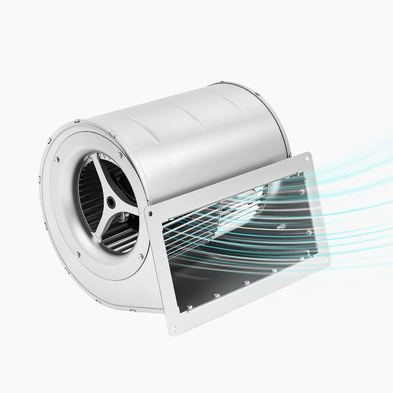 Ventilatore radiale centrifugo, 840 m3/h, ventilatore radiale φ146 mm, per ventilazione, depolverazione e raffreddamento di fabbriche, miniere, tunnel, veicoli