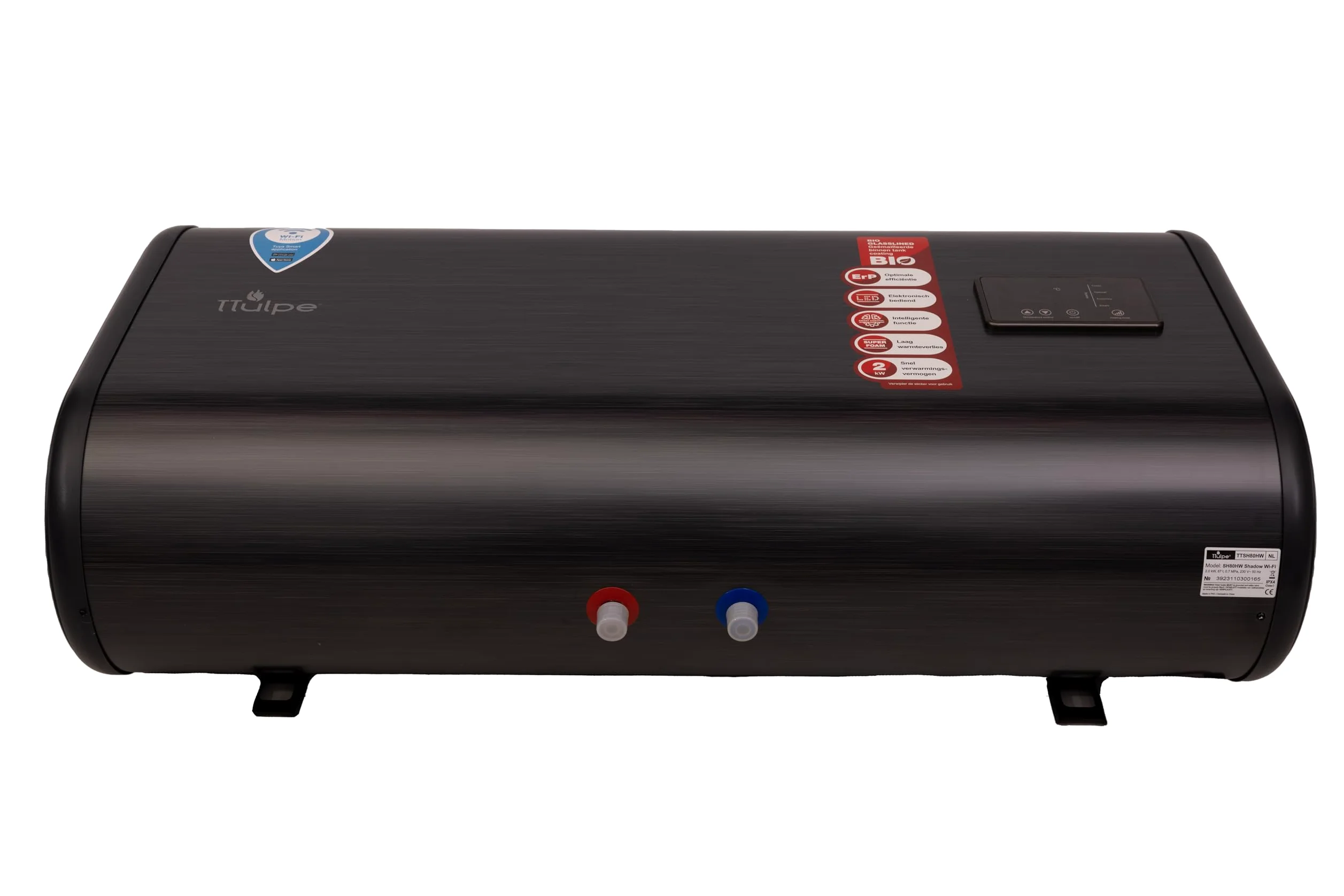 Shadow 80-H 80 litri serbatoio dell'acqua calda piatto Wi-Fi