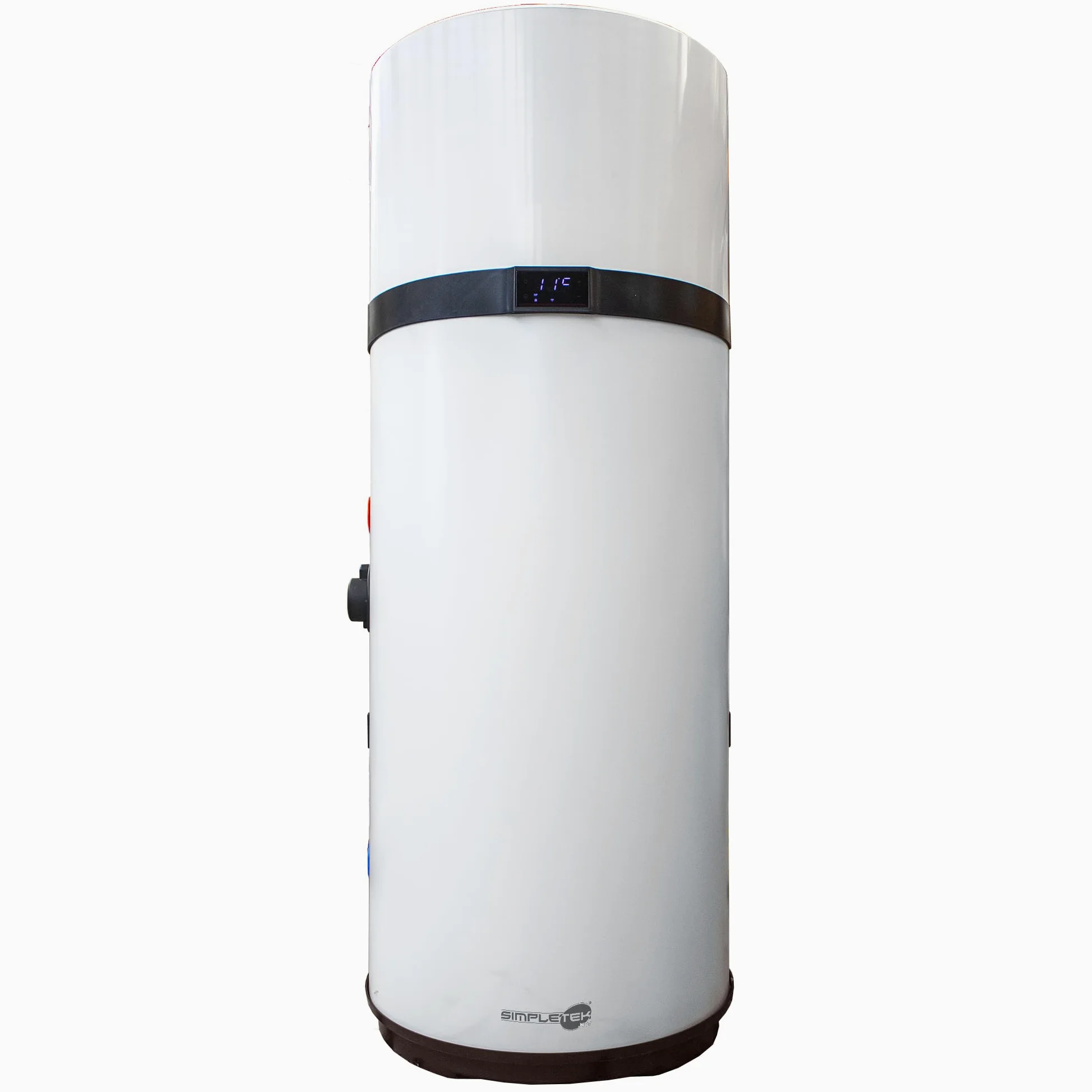 SIMPLETEK - Boiler 200 lt con Pompa di Calore Integrata Scaldacqua Elettrico per Pannelli Solari 1820W Ideale per Fotovoltaico Ecologico Domestico