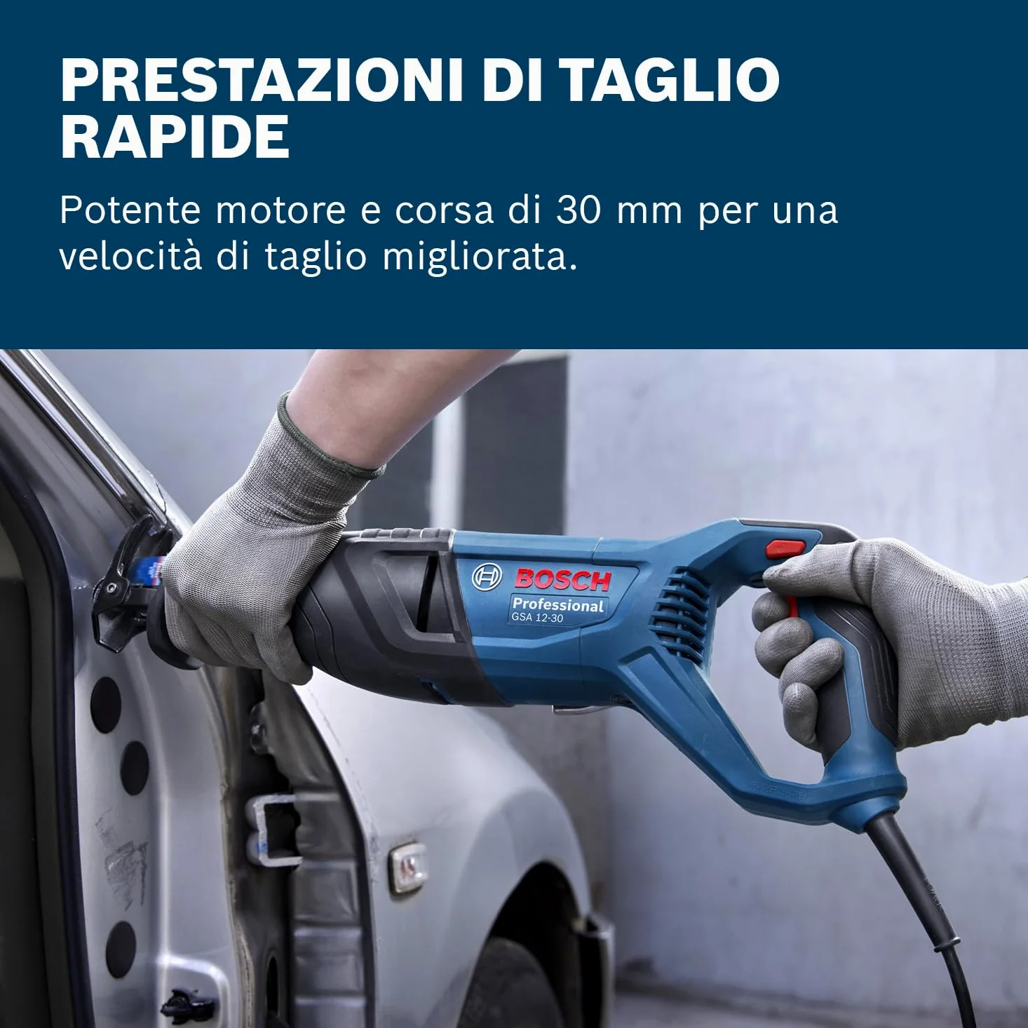 Bosch Professional Sega universale GSA 12-30 (incl. valigetta)