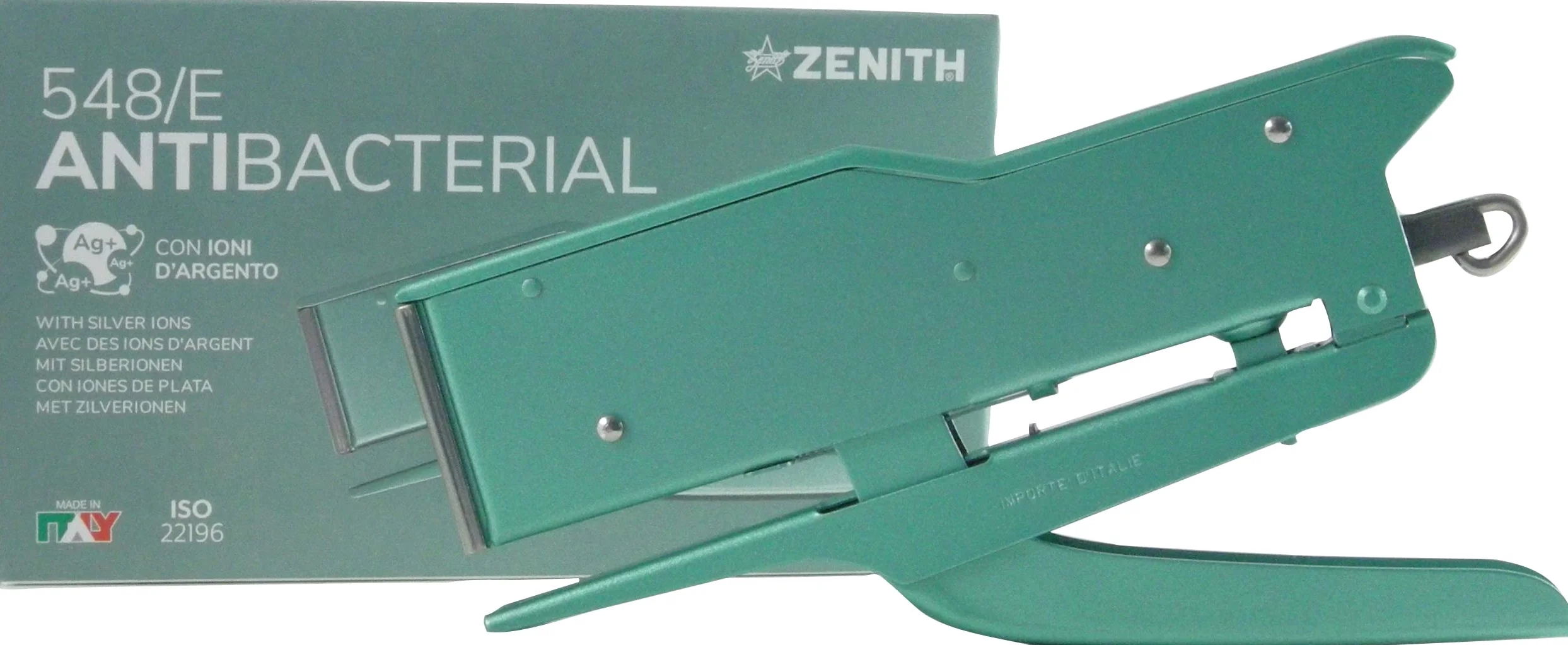 Cucitrice ZENITH art. 548/E ANTIBACTERIAL colore verde rugiada
