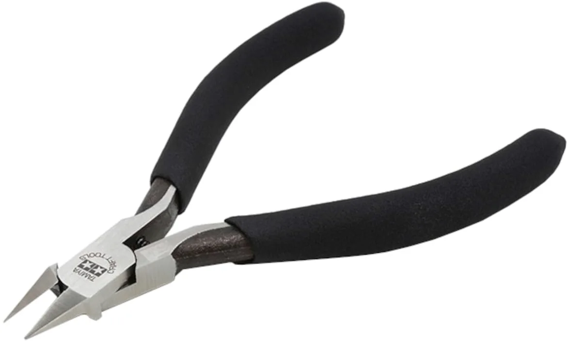 Tamiya Craft Tool Series No. 123 - Tronchese a lama sottile affusolata (per cancelli di taglio), in plastica, modello 74123
