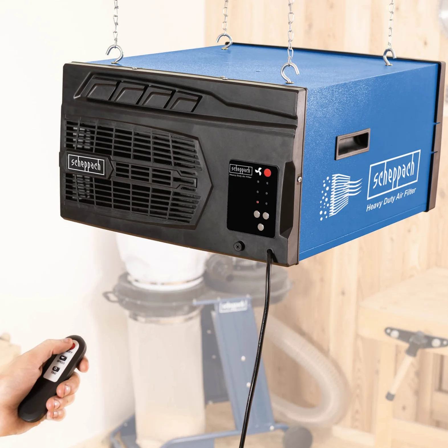 Sistema di filtrazione dell'aria SCHEPPACH - 110W - HDA-14