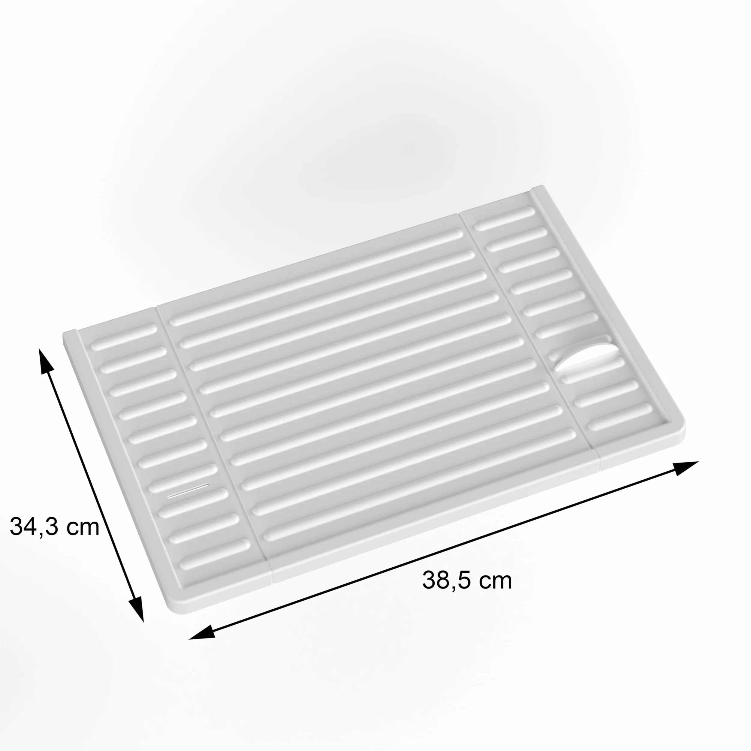 Adventa: Lavatoio Monoblocco in resina di PP con Asse di Lavaggio, Facile da montare, Resistente agli acidi di uso comune, Lavanderia, Garage, Esterno, 59L x 40P x 74H cm, Bianco