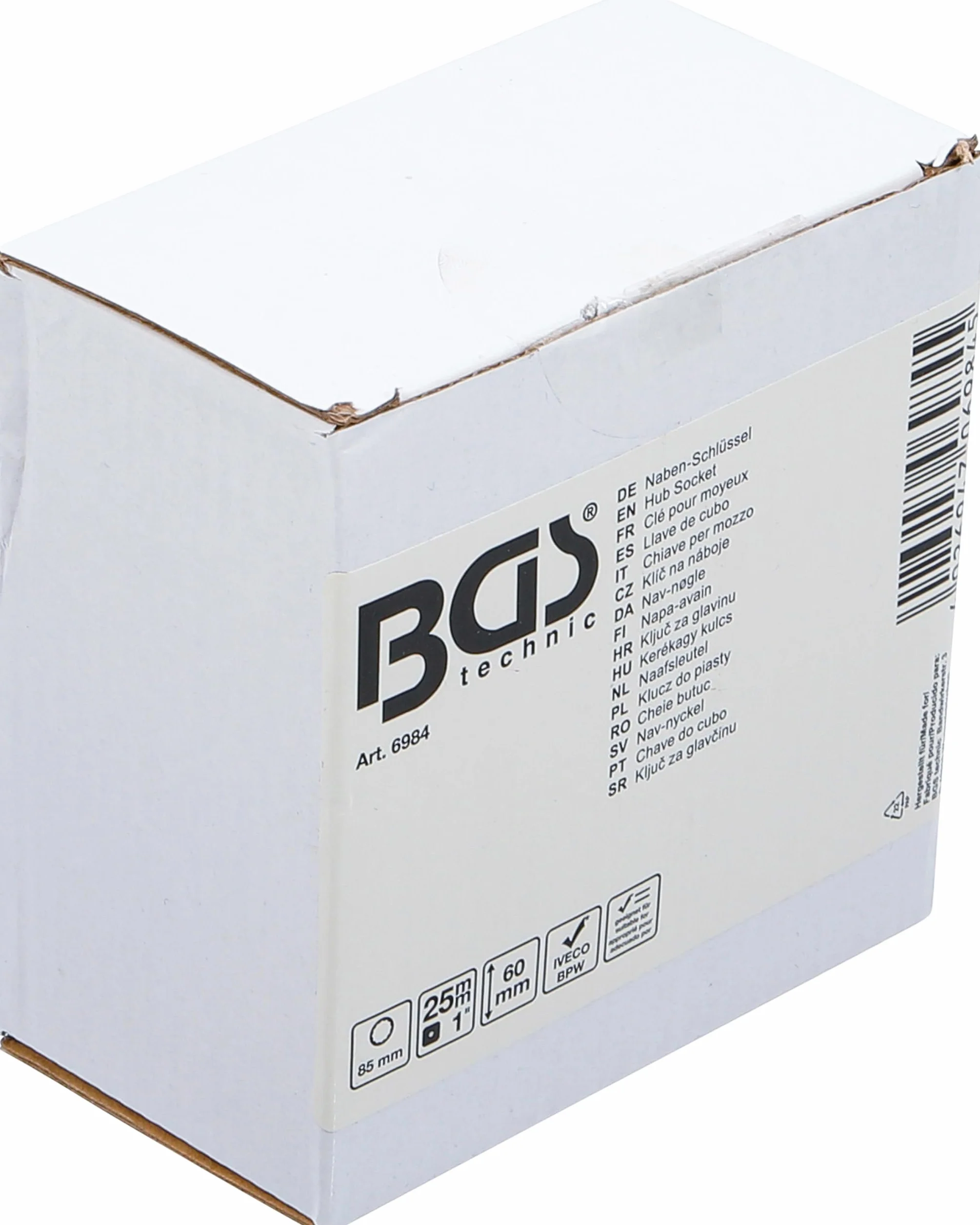BGS 6984 | Chiave per mozzo | poligonale| per camion IVECO & SAF / rimorchi BPW | 85 mm