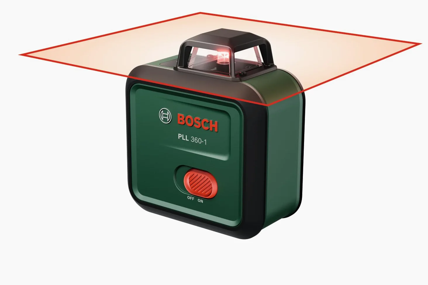 Bosch Livella laser PLL 360-1 (livella laser autolivellante a 360°, precisione ±0,4 mm/m, raggio d'azione 12 m, funzione di inclinazione, in confezione di cartone)
