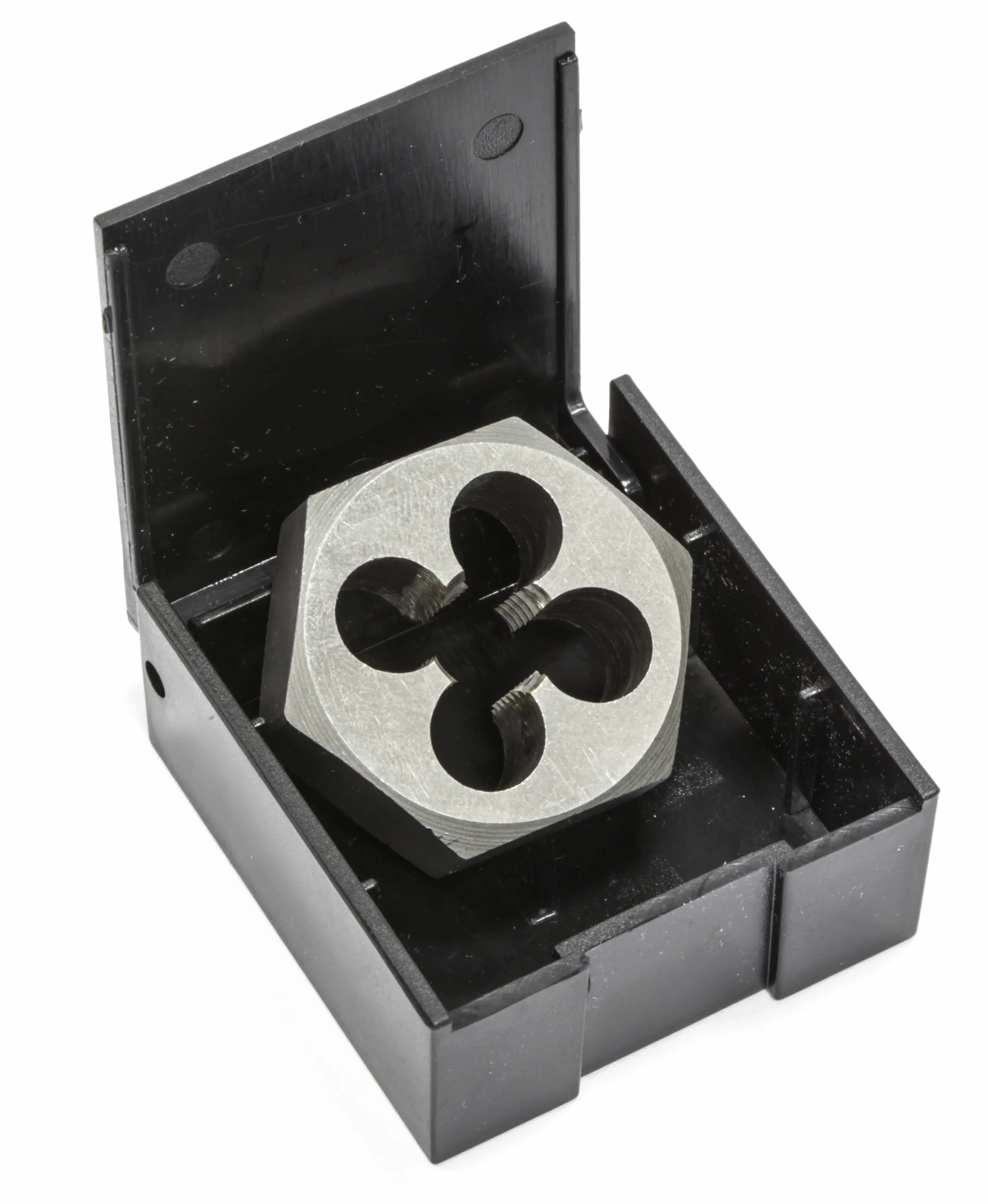 Völkel - Filiera esagonale in acciaio super rapido per filettatura, 1/4" x 19 BSP