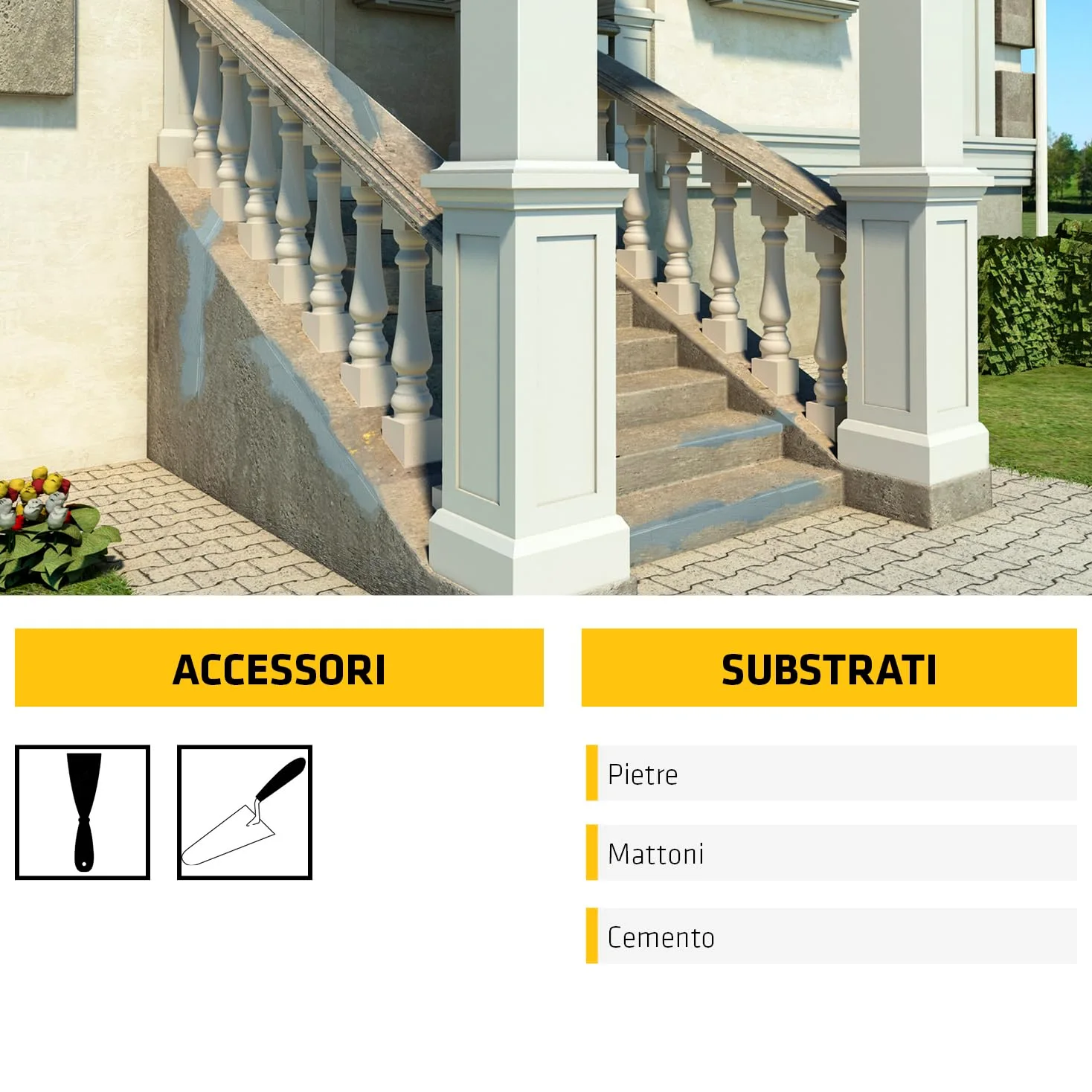 SIKA - Adesivo epossidico strutturale - Sikadur 31+, Grigio - Formato grande per ripristini importanti - Tenuta indistruttibile su metallo e pietra - Risultati eccellenti e duraturi - 6kg