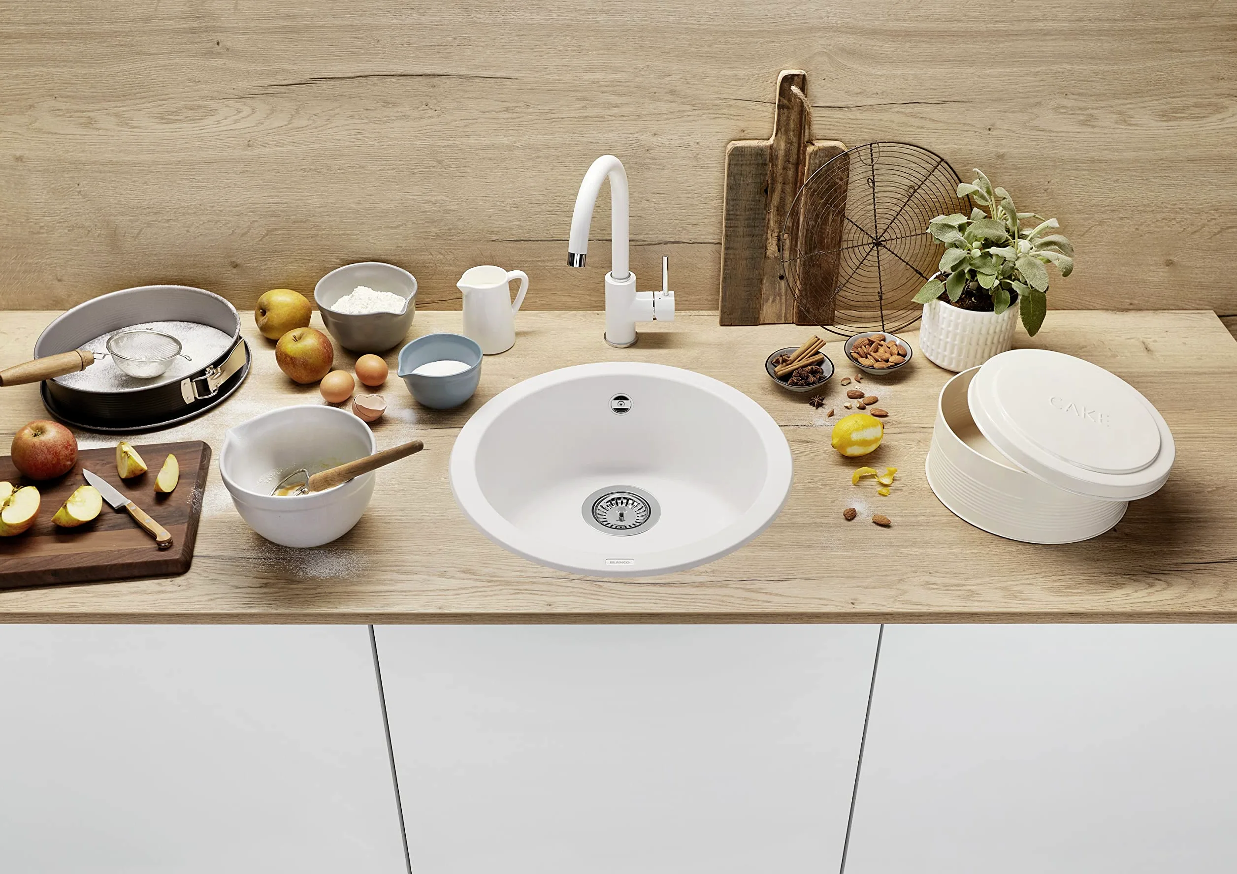 BLANCO MIDA grigio vulcanico | alta pressione | antiriflusso | cartuccia ceramica | qualità sicura dell'acqua e risparmio idrico