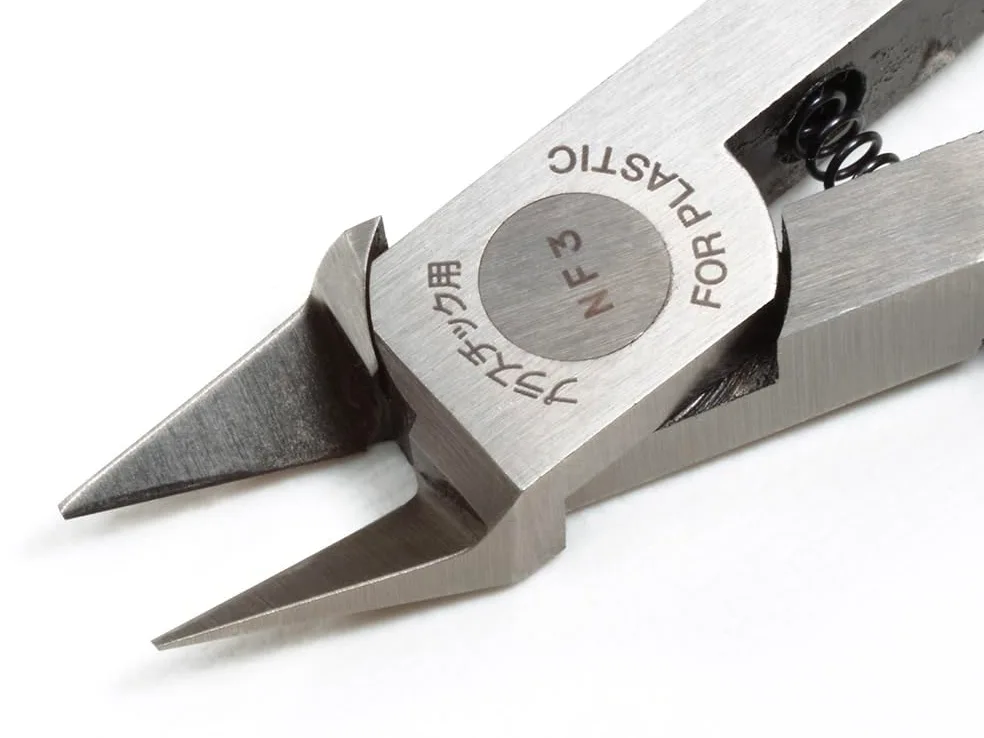 Tamiya Craft Tool Series No. 123 - Tronchese a lama sottile affusolata (per cancelli di taglio), in plastica, modello 74123
