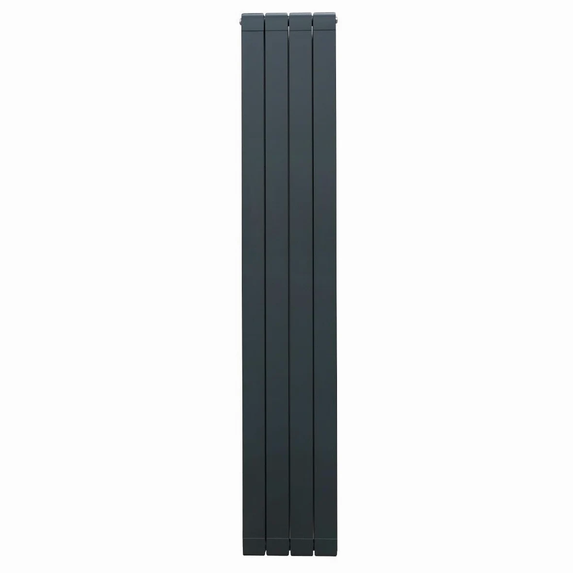 Radiatore di Design in Alluminio 1800mm x 315mm Verticale Doppio Pannello Piatto A Colonna Termosifone Moderno Leggero Grigio Antracite Spazzola Kit di Fissaggio Staffe Inclusi