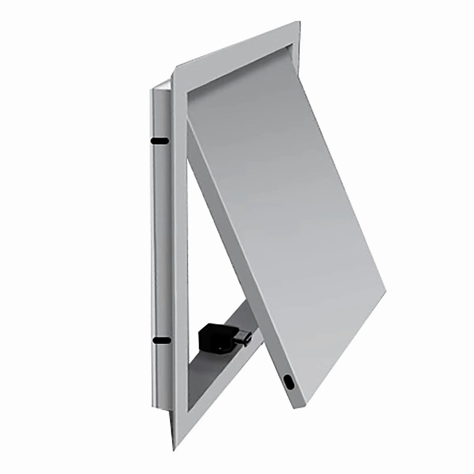 Sportello Ispezione Porta di Accesso Grigia con Chiusura a Sfioramento, Pannello di Accesso per L'ispezione Della Porta a Scomparsa del Muro a Secco, Porta di Accesso Ai Sistemi di Sicurezza(45x80cm(1