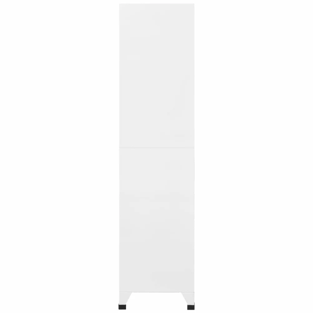 vidaXL Armadietto Grigio Chiaro e Scuro 90x45x180 cm in Acciaio